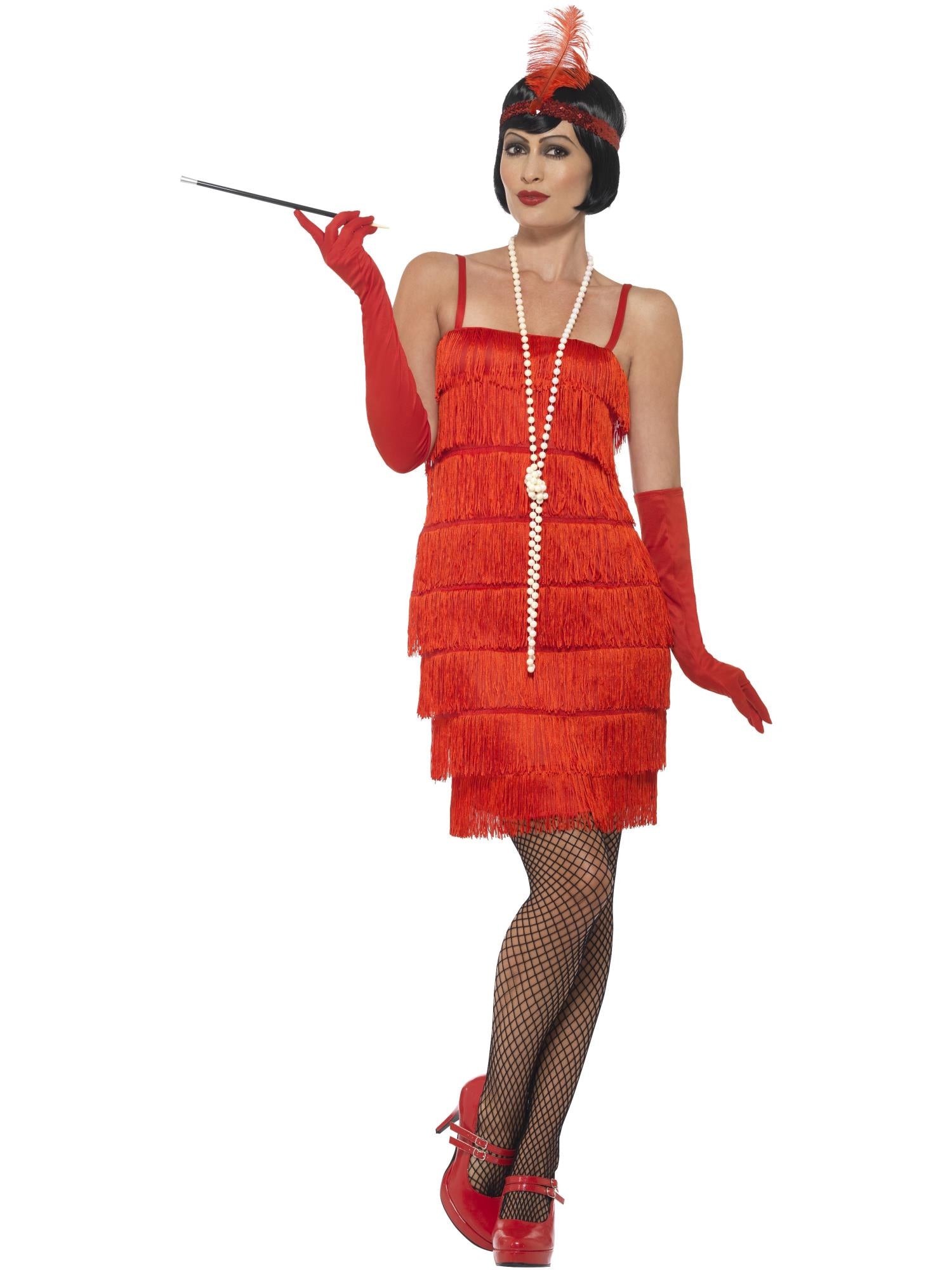 Flapper Costume, Red