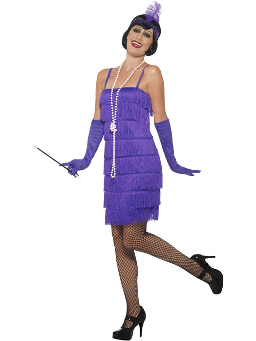 Flapper Costume, Purple