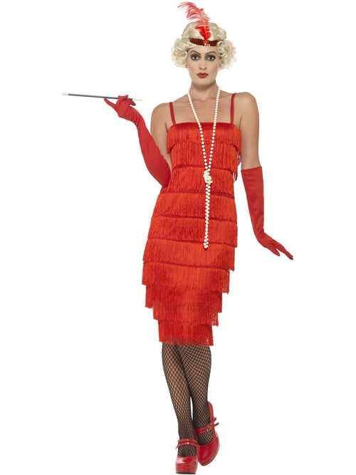 Flapper Costume, Red
