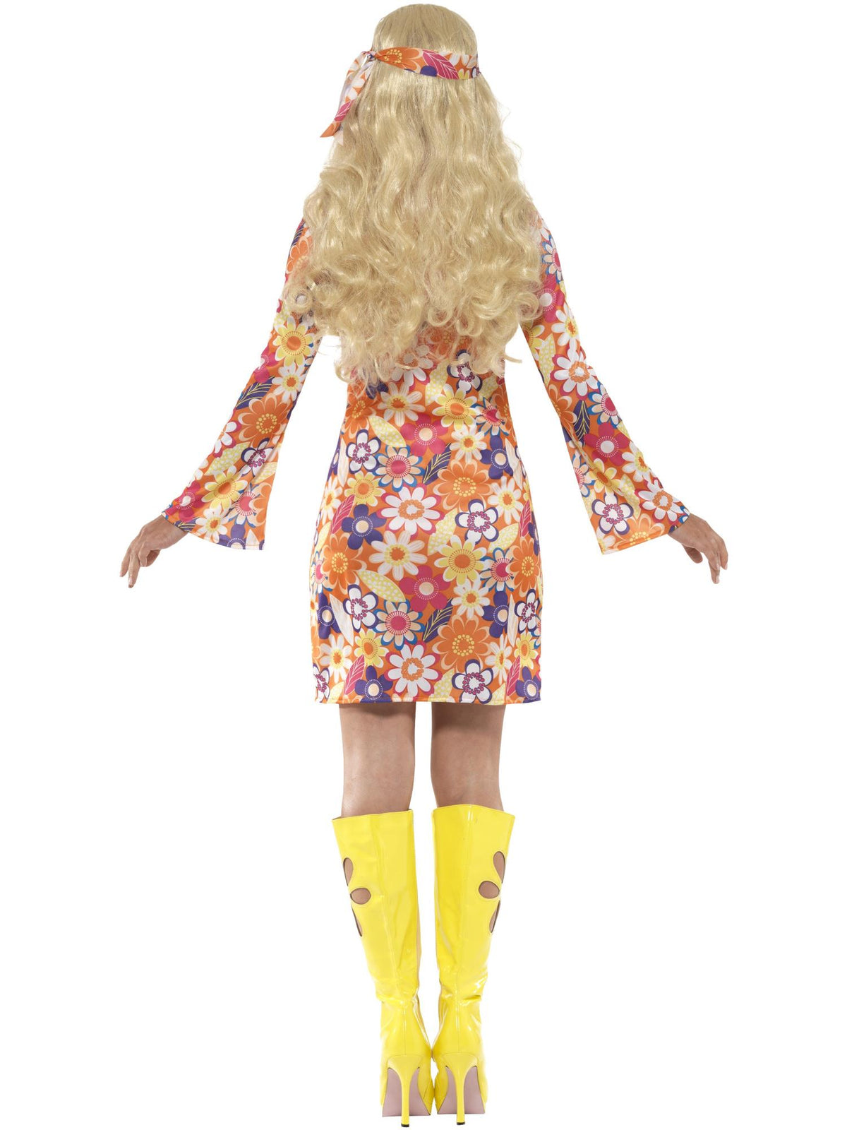 Flower Hippie Costume, Multi-Coloured