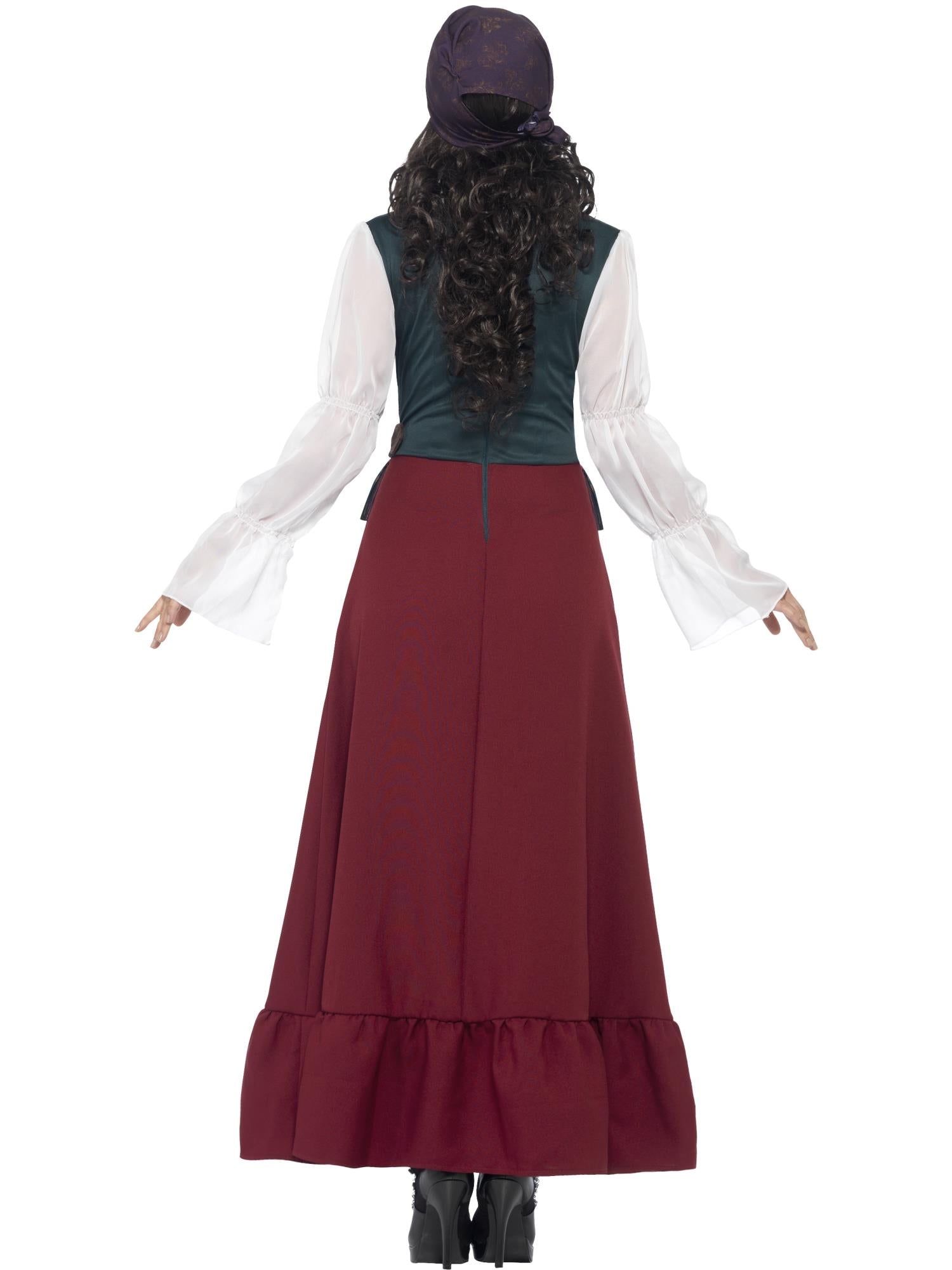 Deluxe Pirate Buccaneer Beauty Costume, Purple