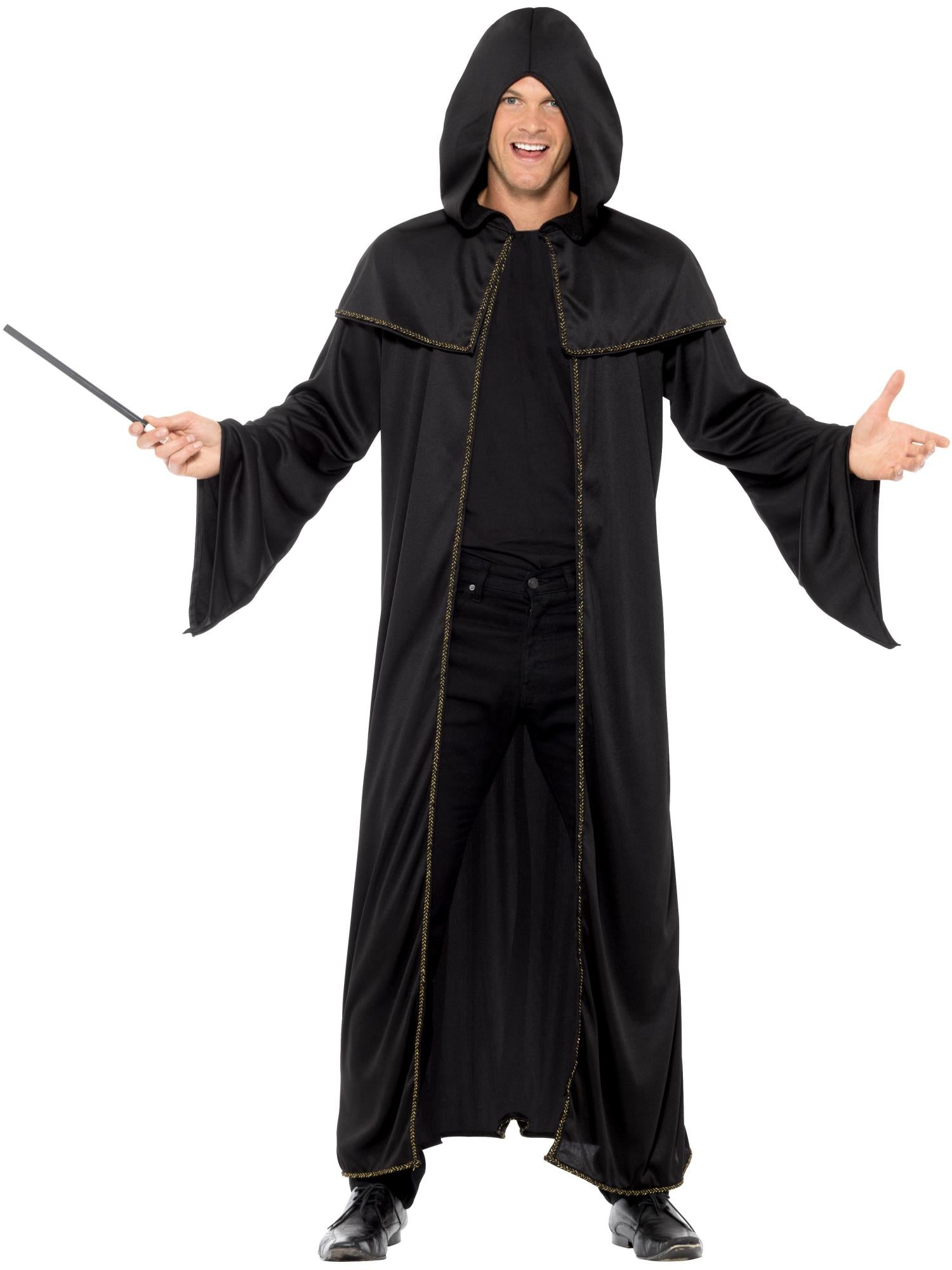 Wizard Cloak, Adult, Black