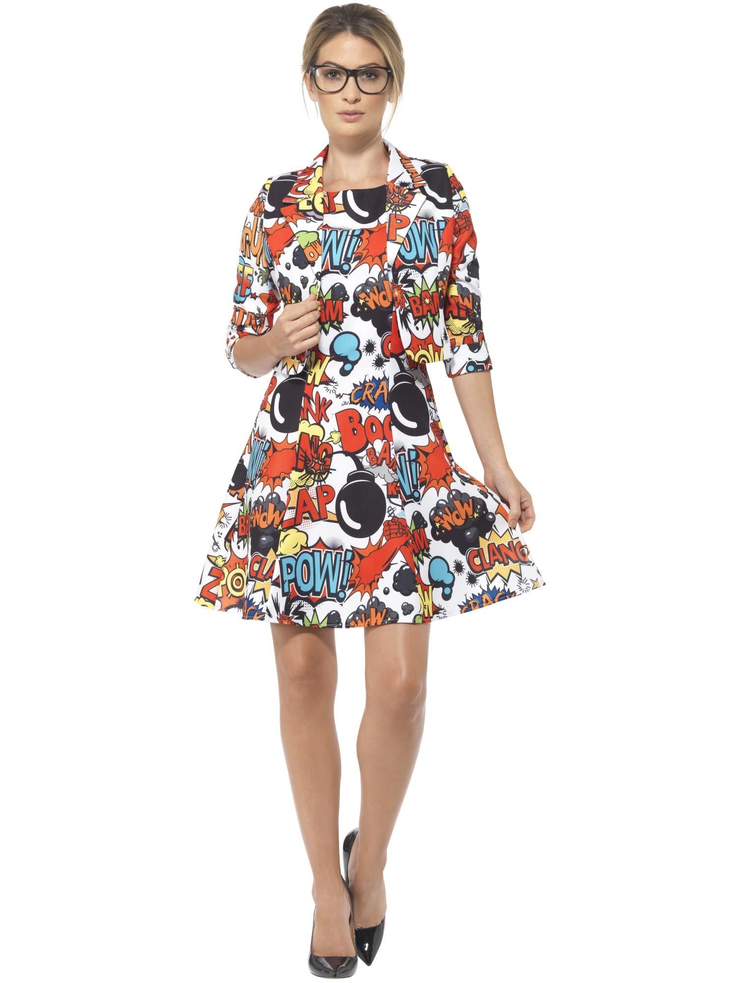 Comic Strip Suit, Multi-Coloured