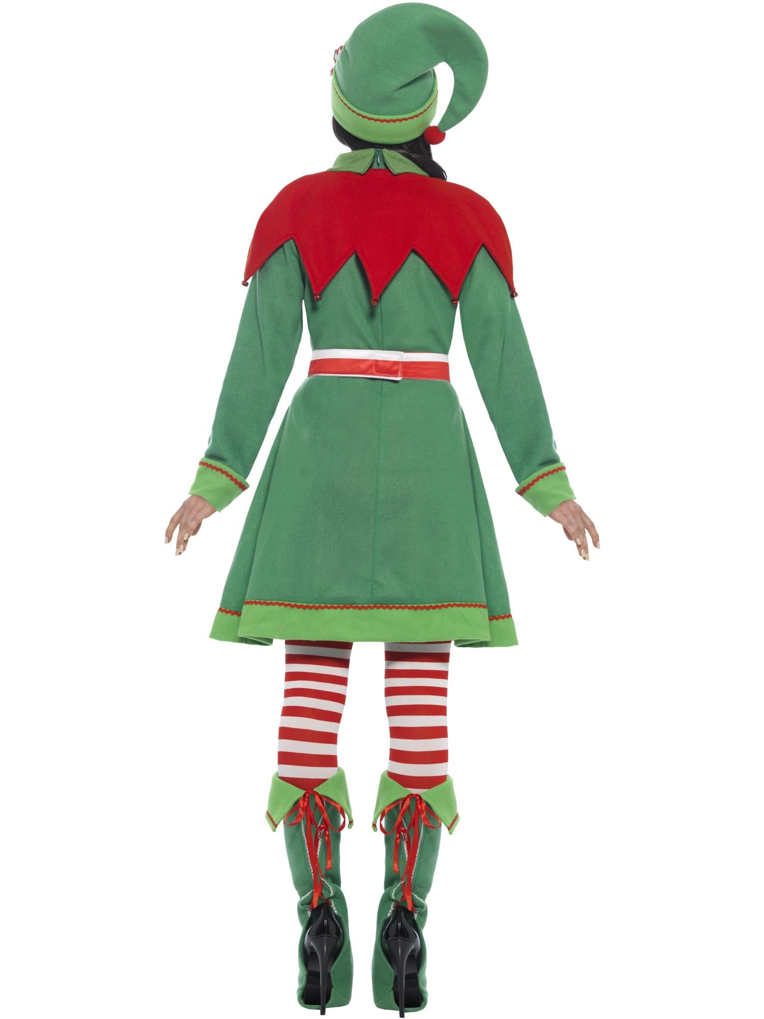 Deluxe Miss Elf Costume, Green