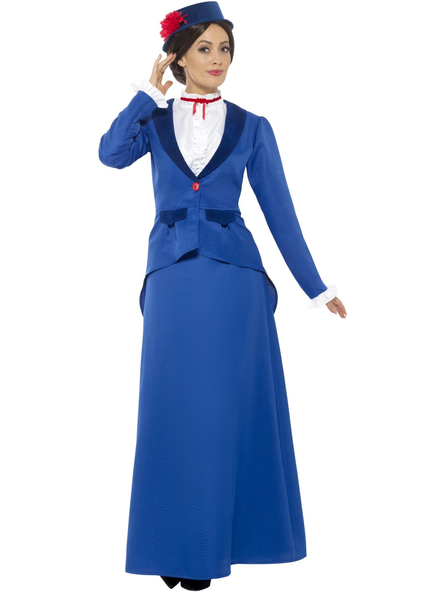 Victorian Nanny Costume, Blue