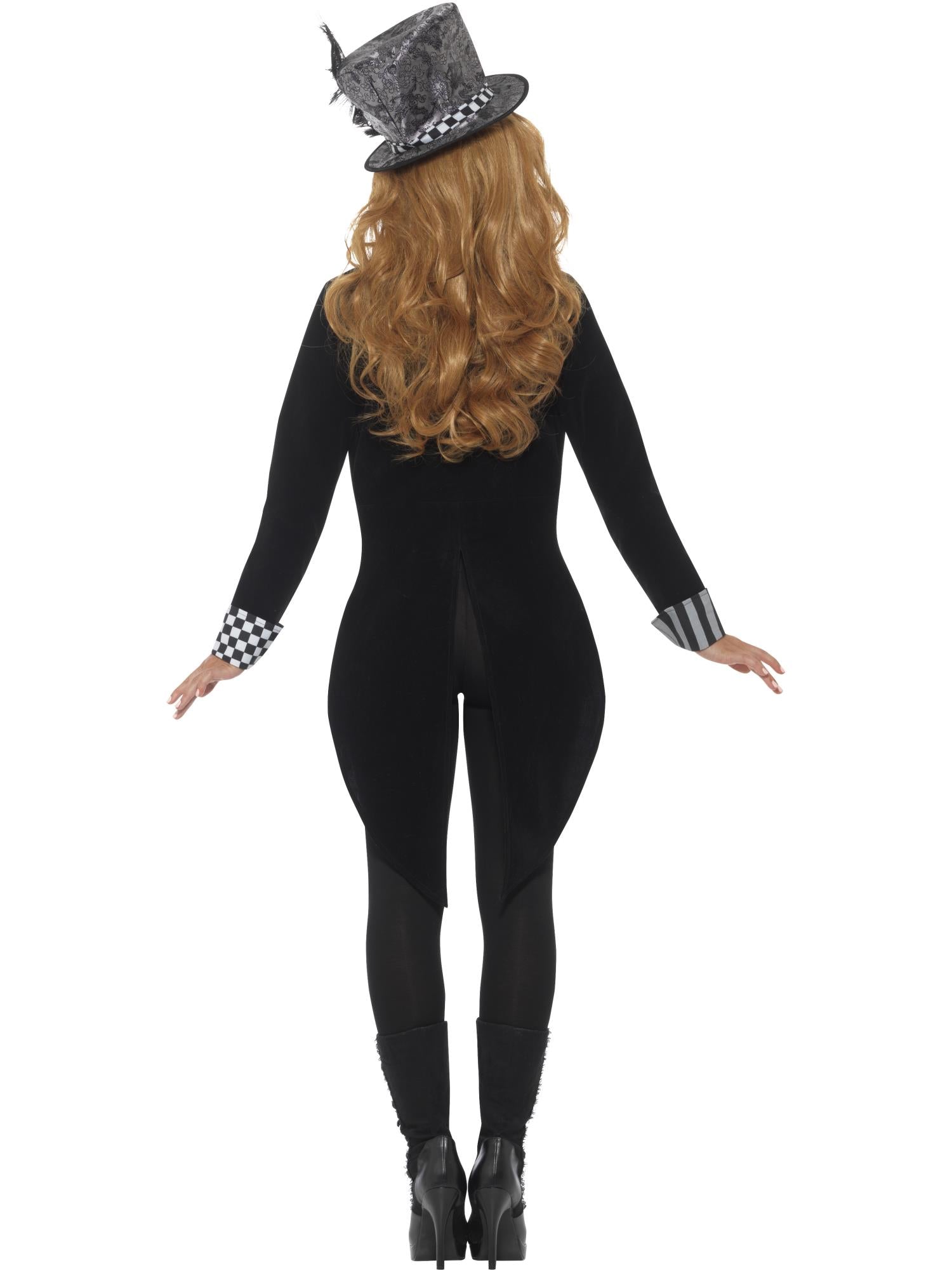 Deluxe-Kostüm „Dark Miss Hatter“, schwarz