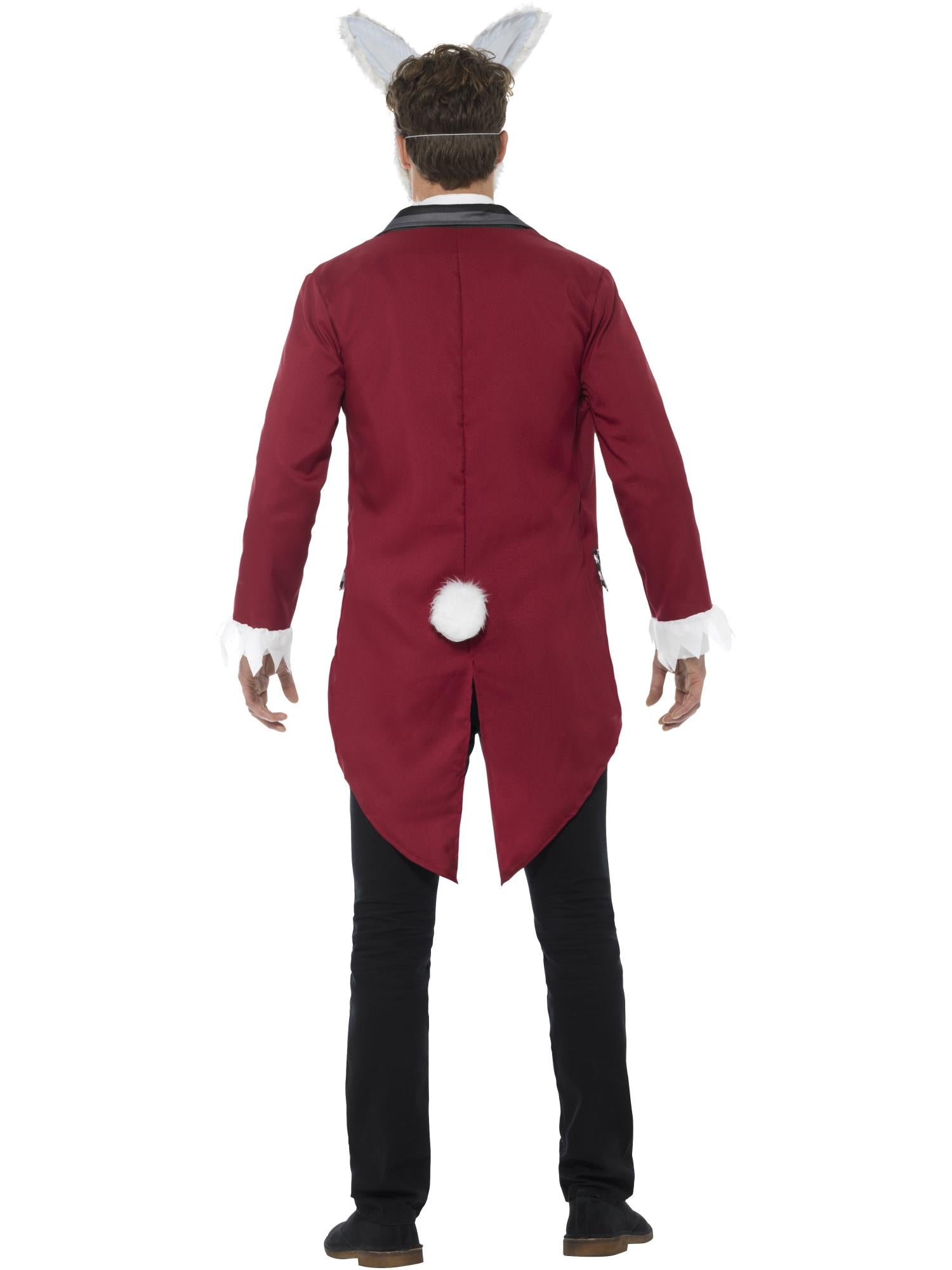 Deluxe White Rabbit Costume, Red