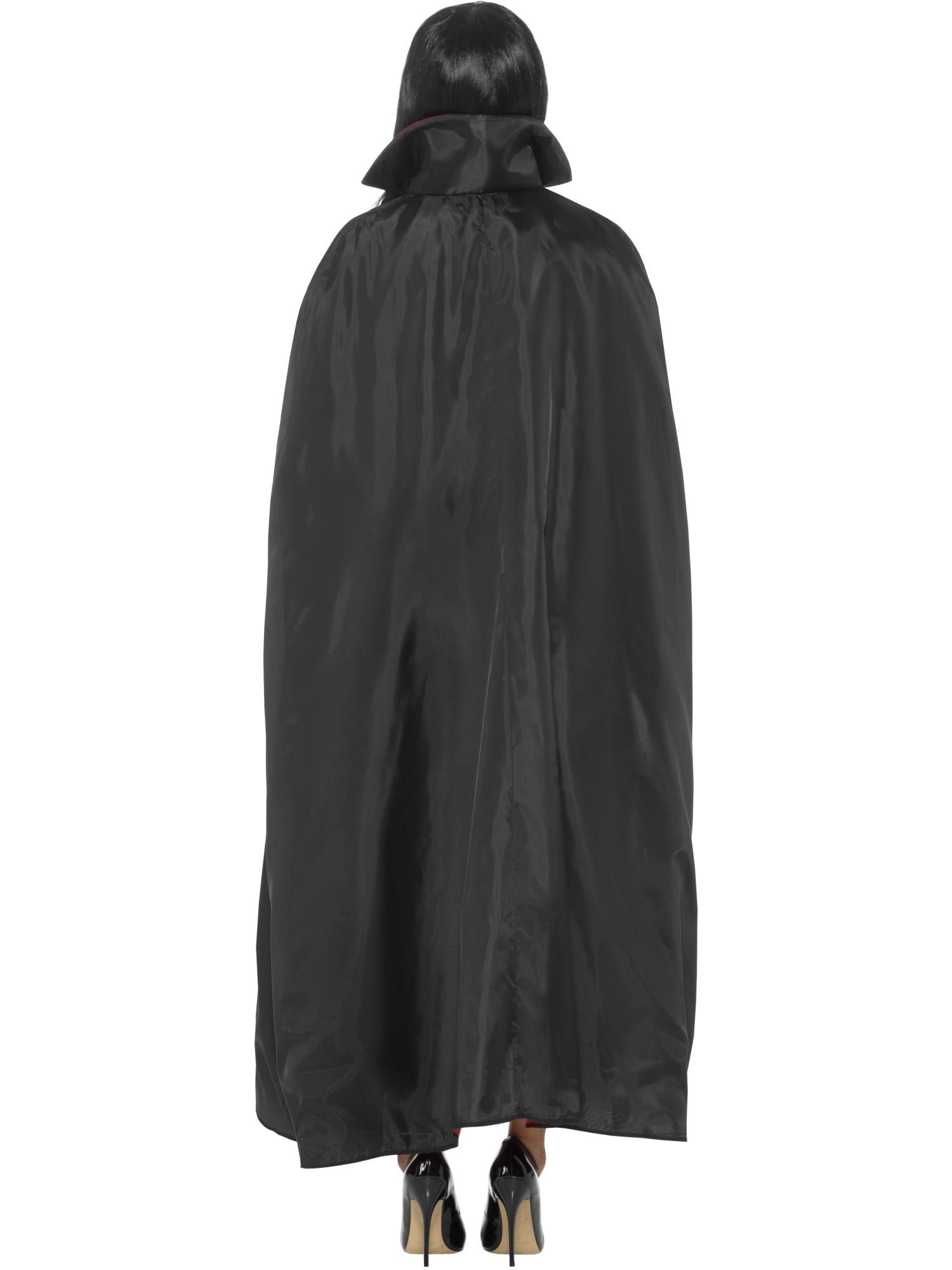 Wendbares Vampir-Cape, schwarz und rot