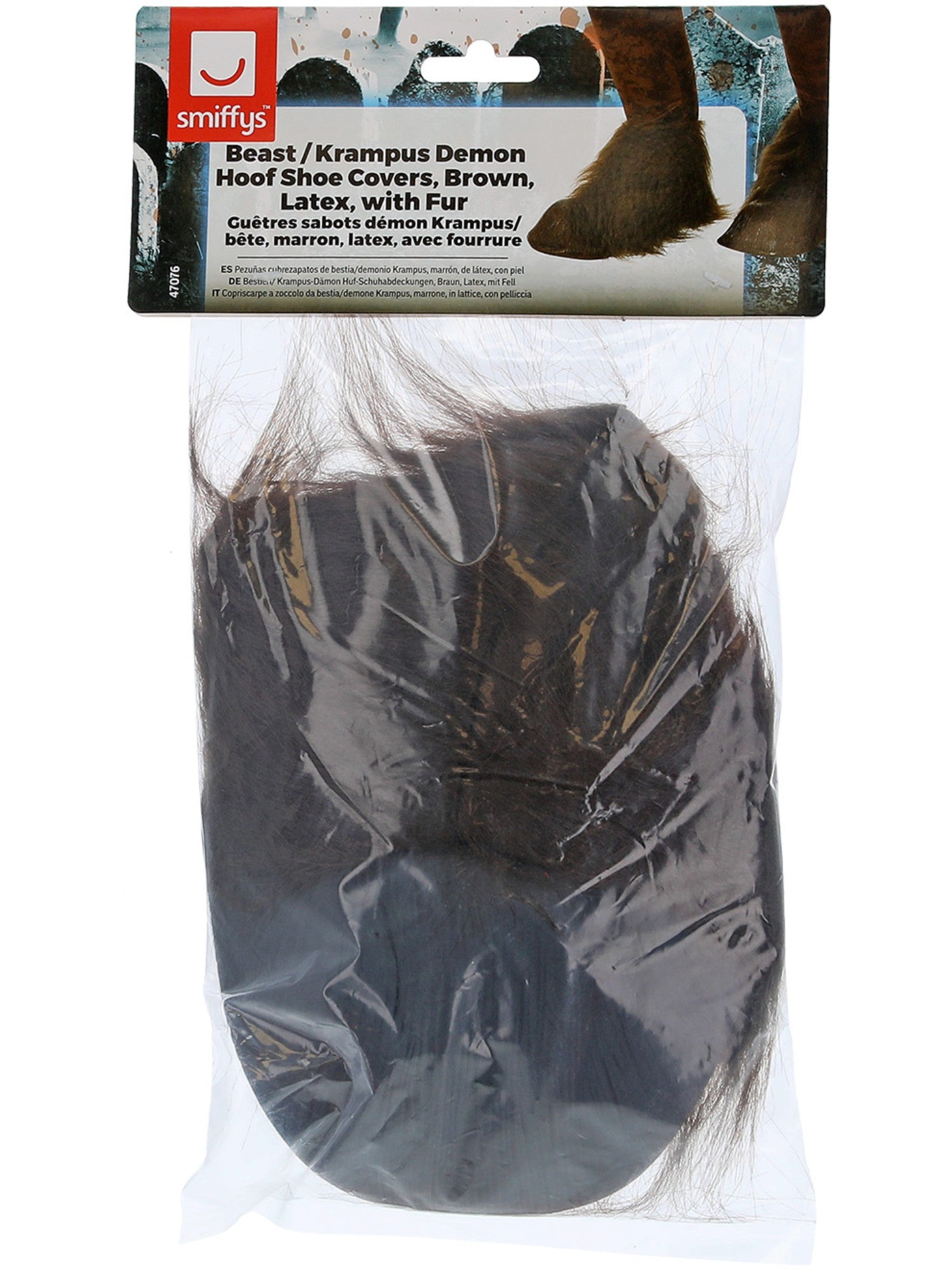 Beast / Krampus Demon Hoof Shoe Covers, Brown