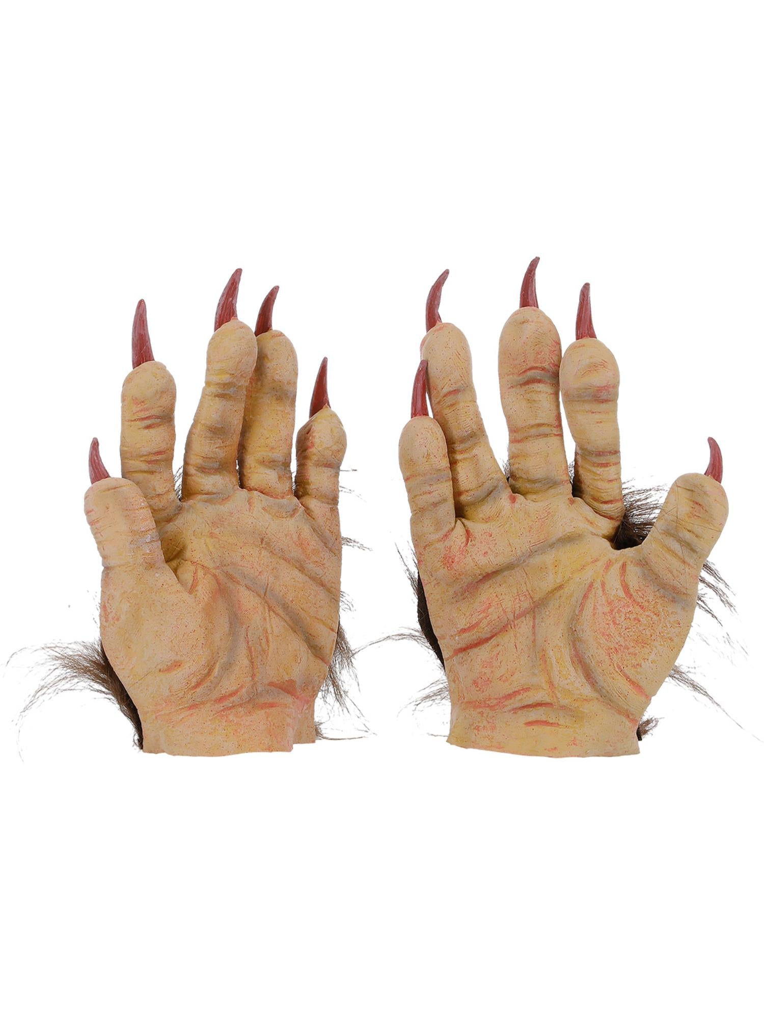 Beast / Krampus Demon Gloves, Brown