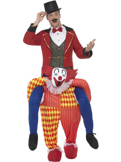 Piggyback Clown Costume, Yellow