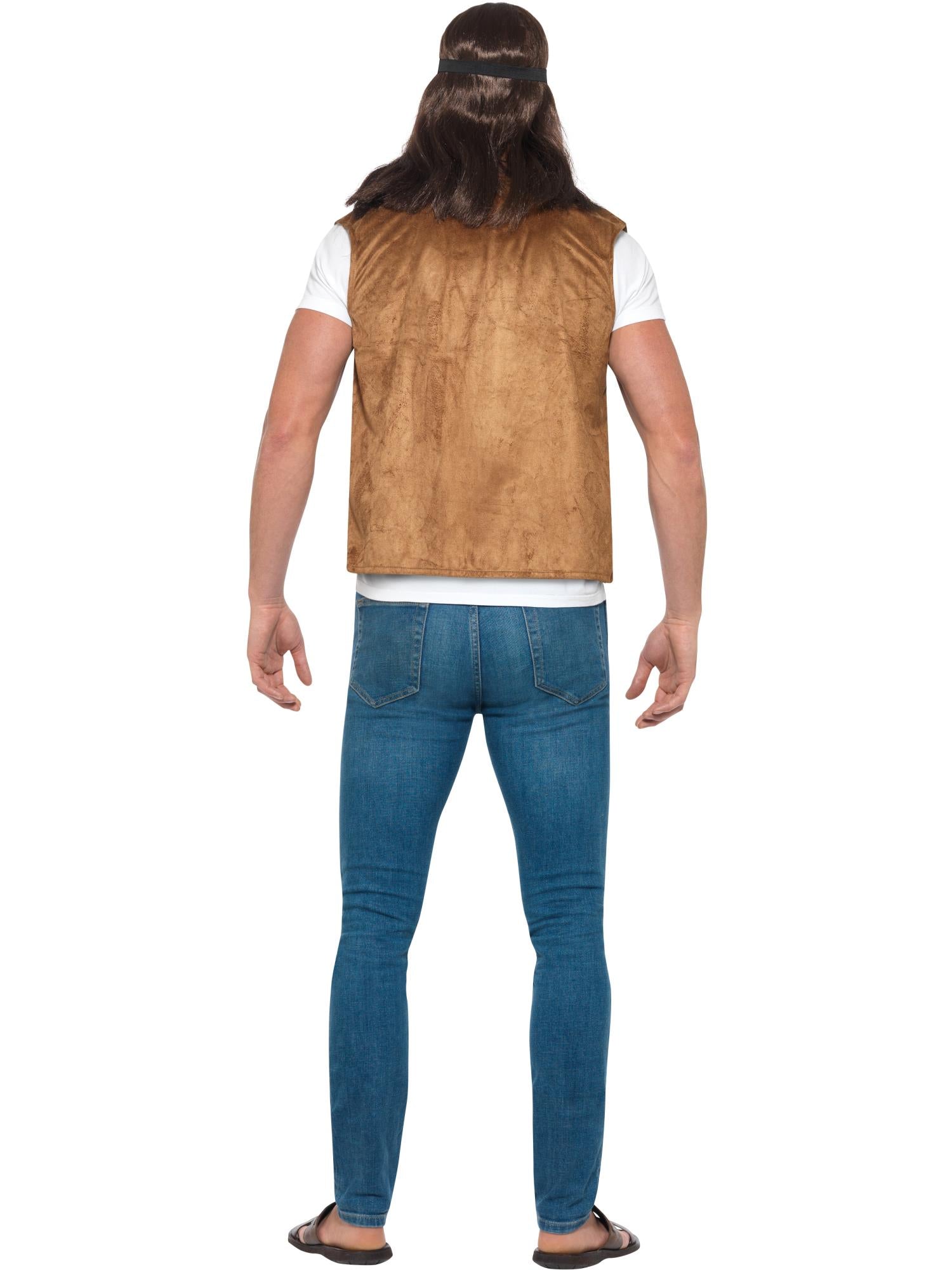 Hippie-Weste, Unisex, braun