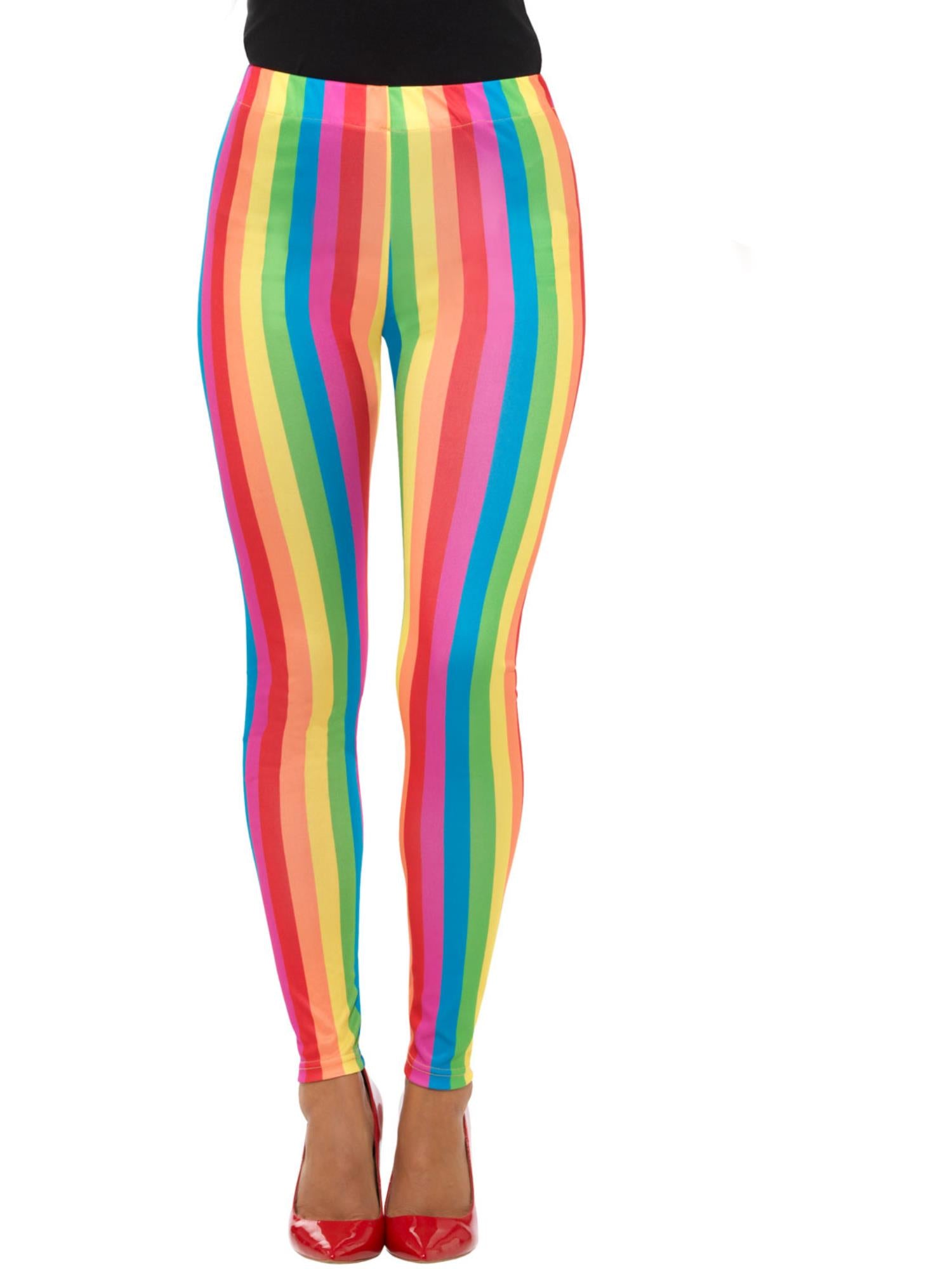 Rainbow Clown Leggings, Multi-Coloured