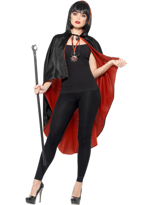 Vampire Kit, with Reversible Cape, Black