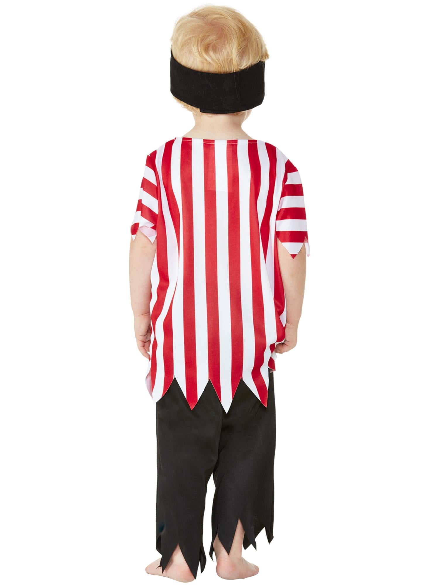 Toddler Jolly Pirate Costume, Multi-Coloured