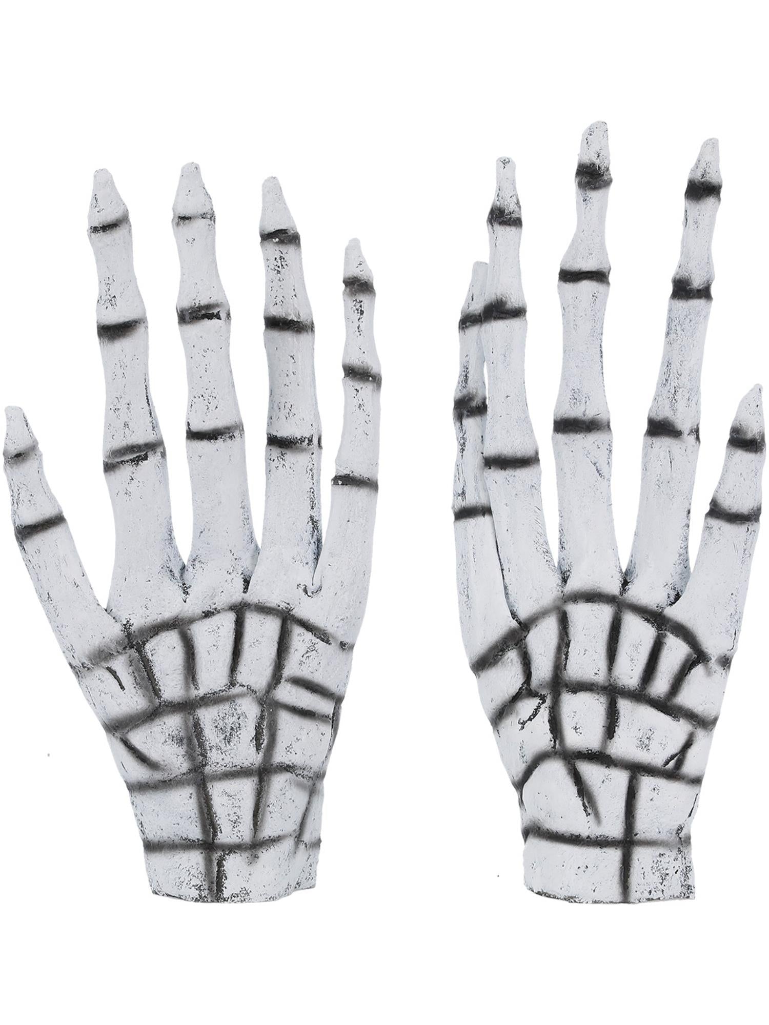 Grim Reaper/Skeleton Gloves, White