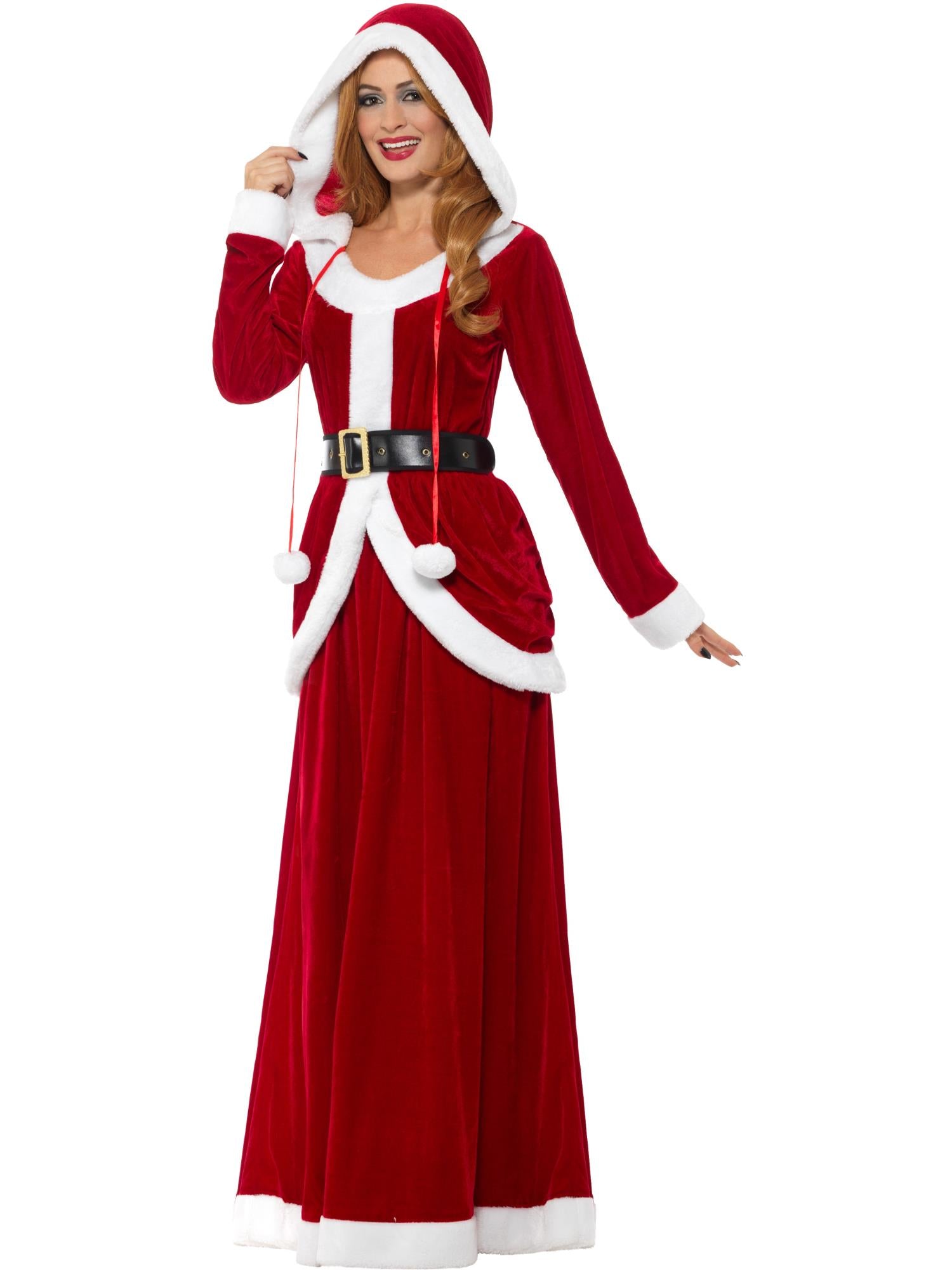 Deluxe Ms Claus Costume, Red
