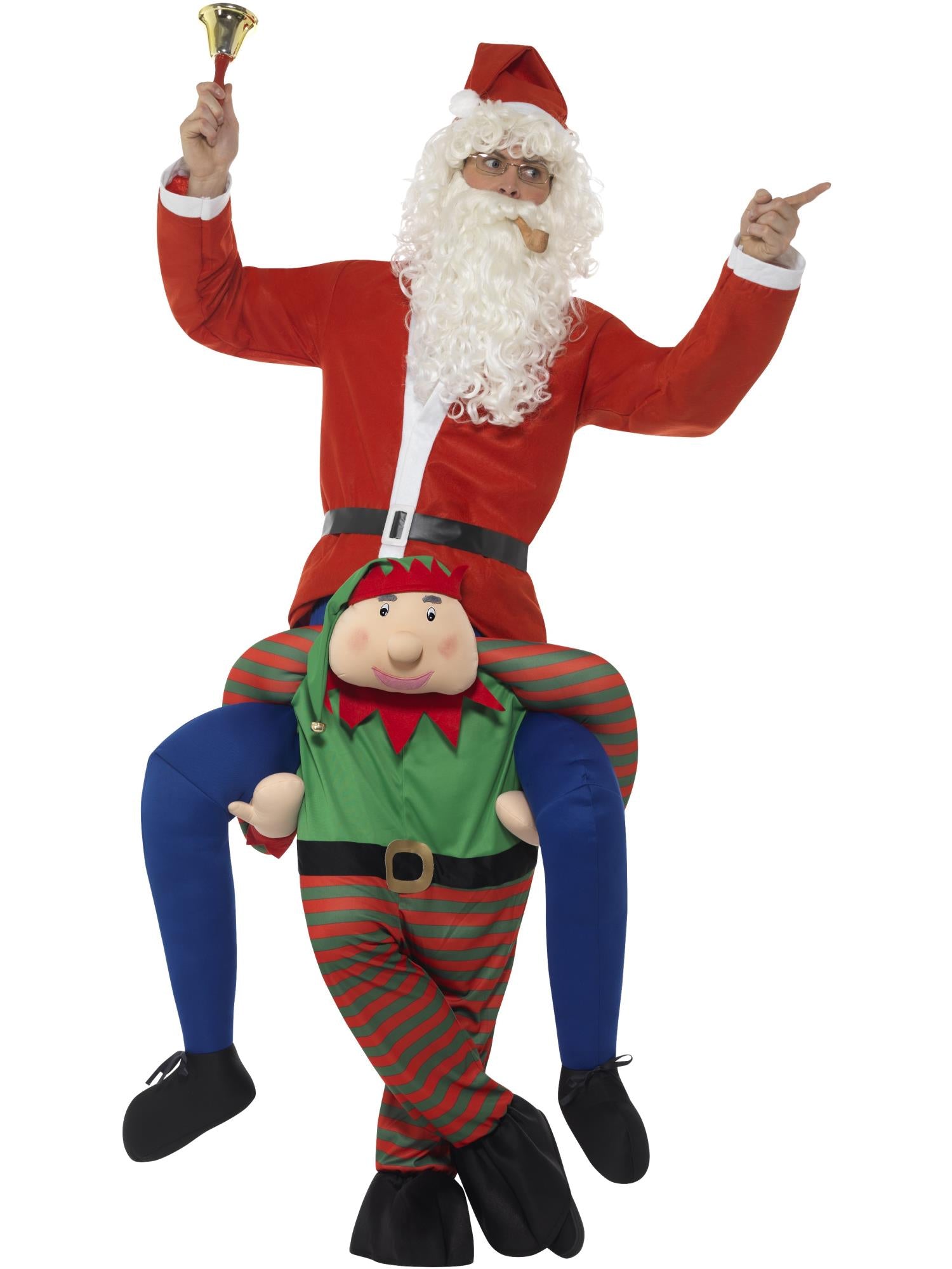 Elfkostuum met rugzak, groen