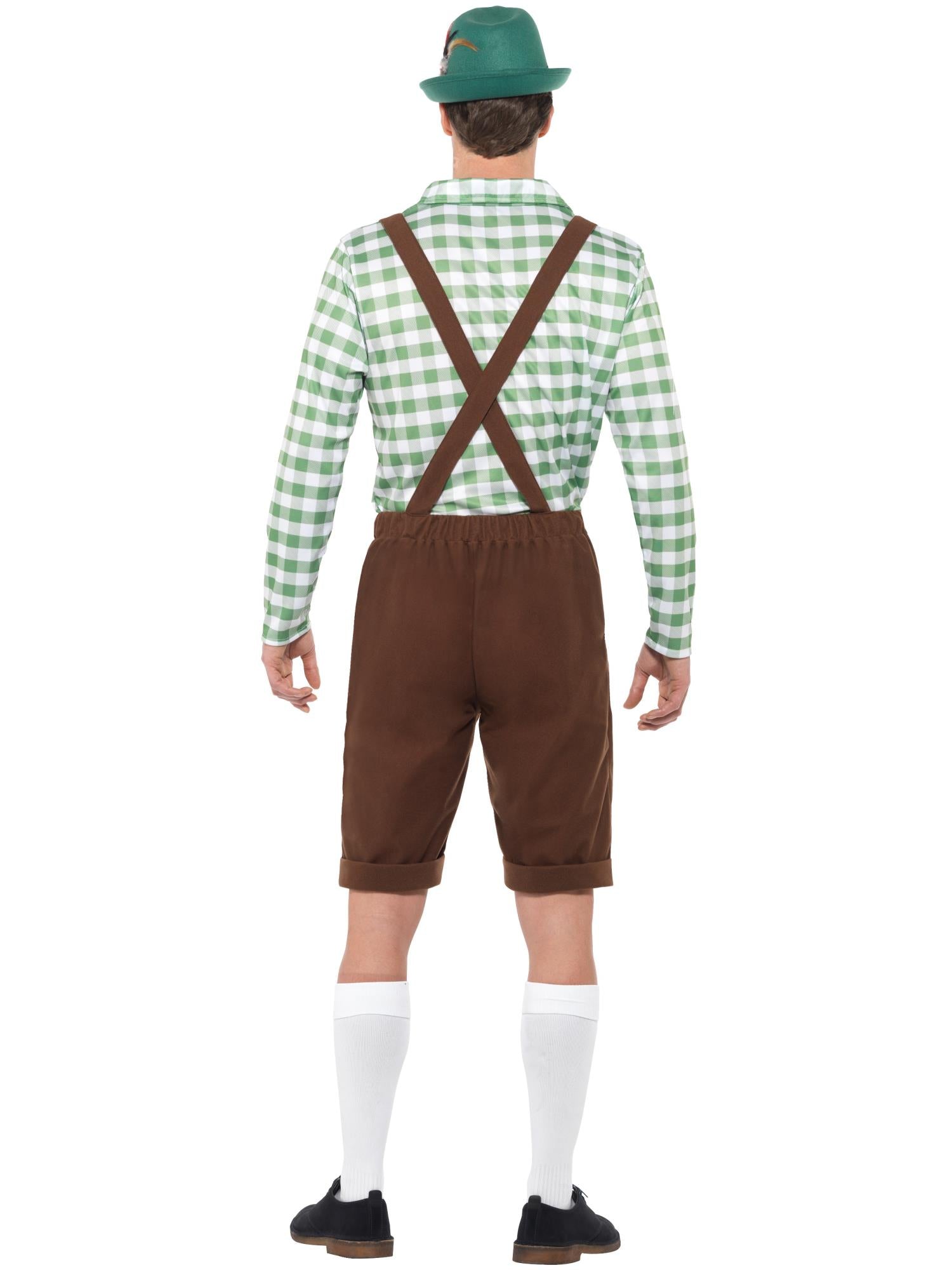 Bayerische Tracht, grün und braun