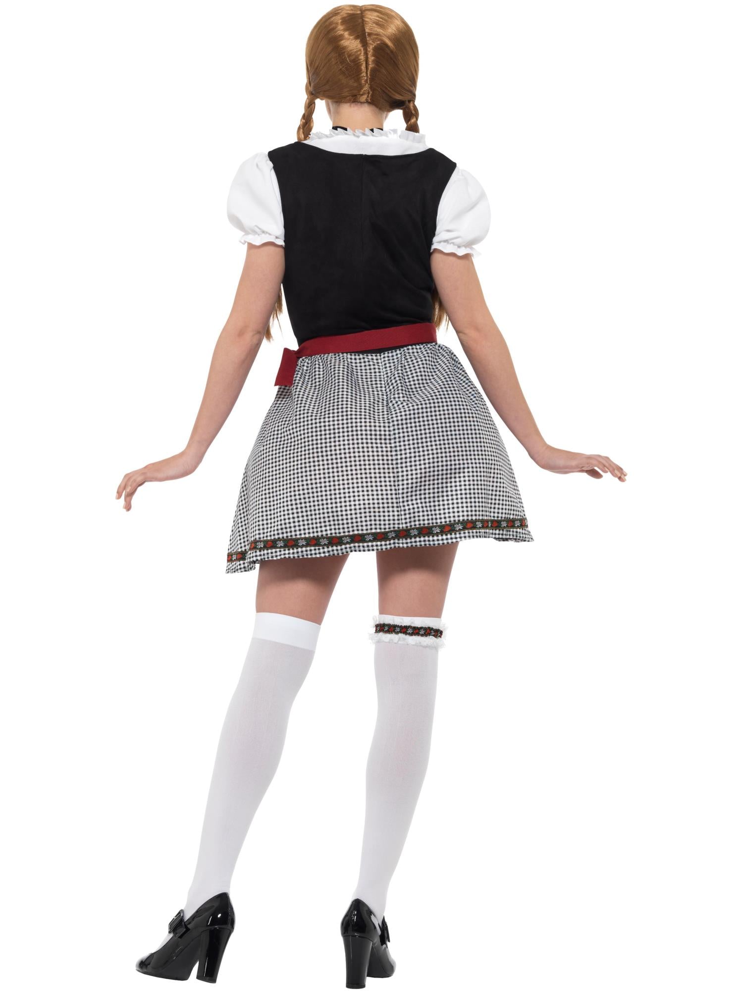 Flirty Fräulein Bavarian Costume, Black