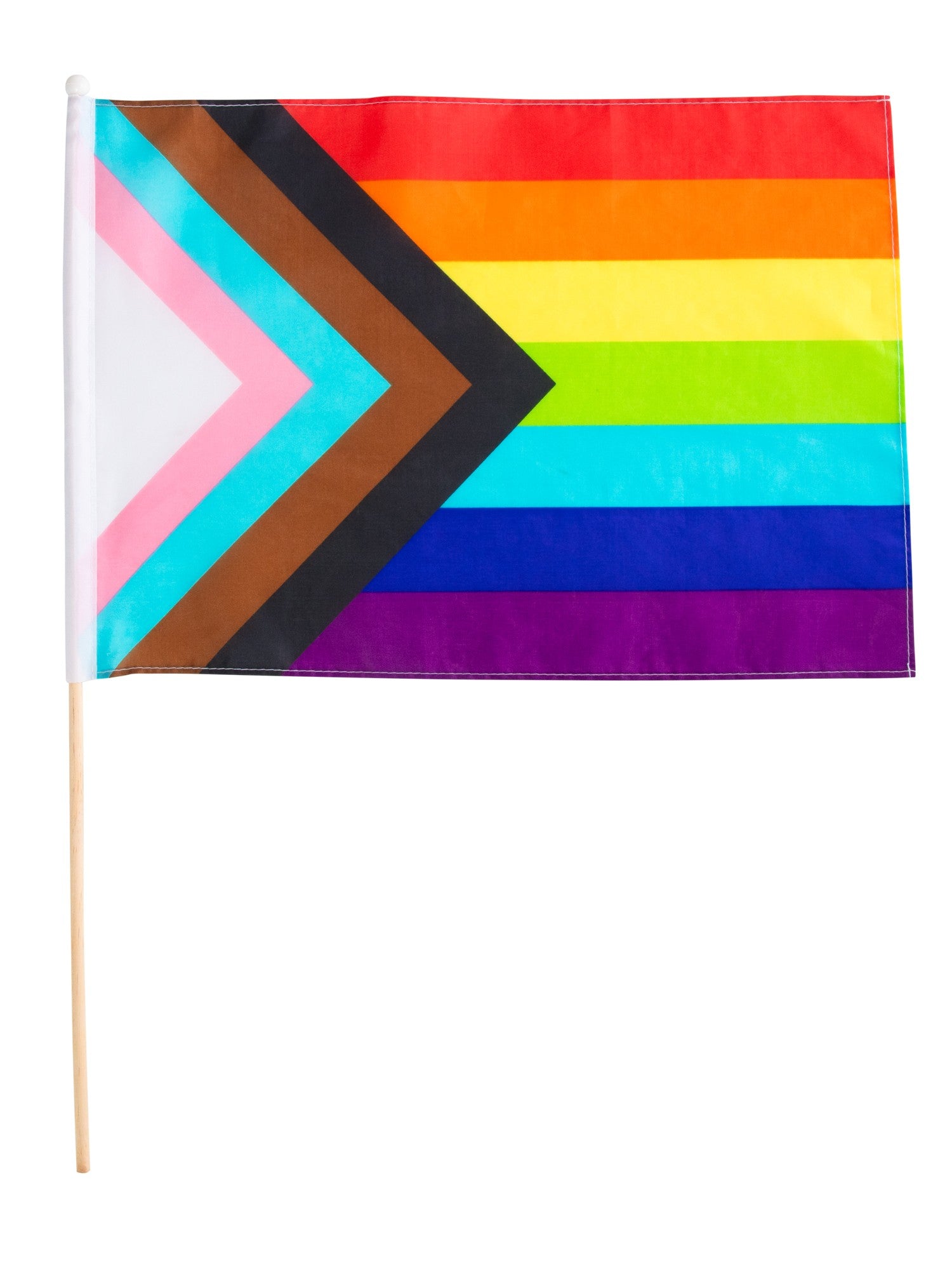 Pride – Progressive Regenbogenfahne 48 cm × 60 cm