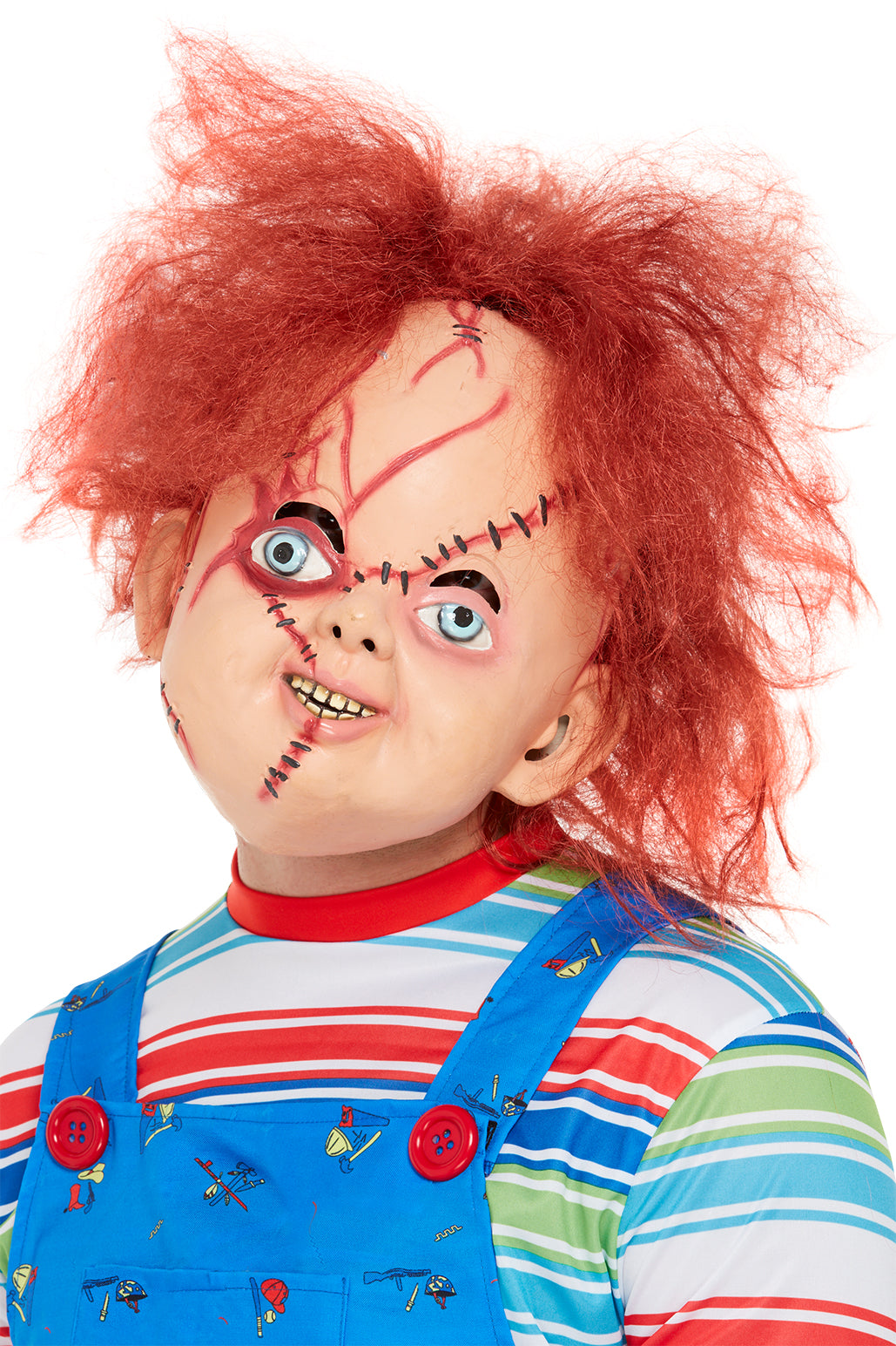 Chucky-Latexmaske, braun