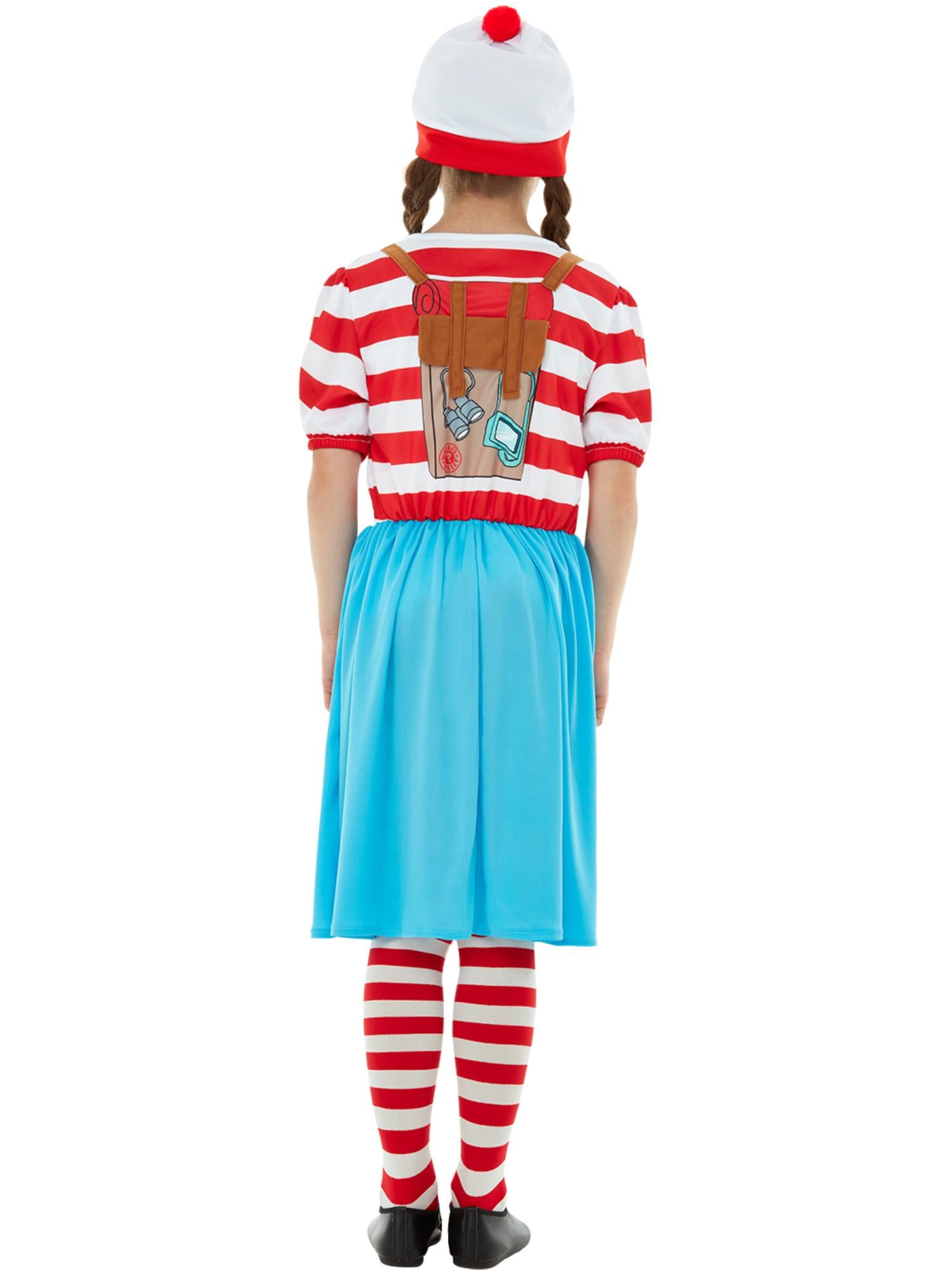 Where's Wally? Wenda Deluxe Costume, Red & White