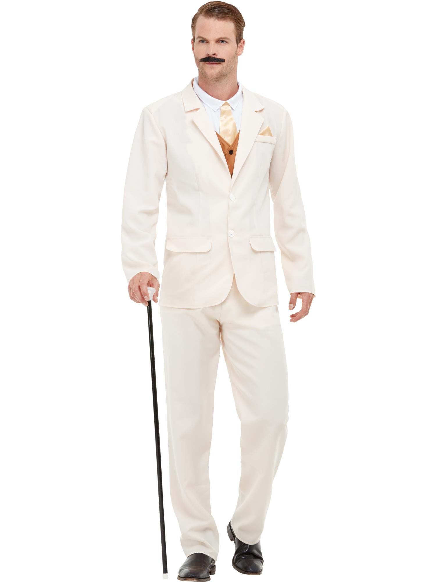 Roaring 20s Gent Costume, White