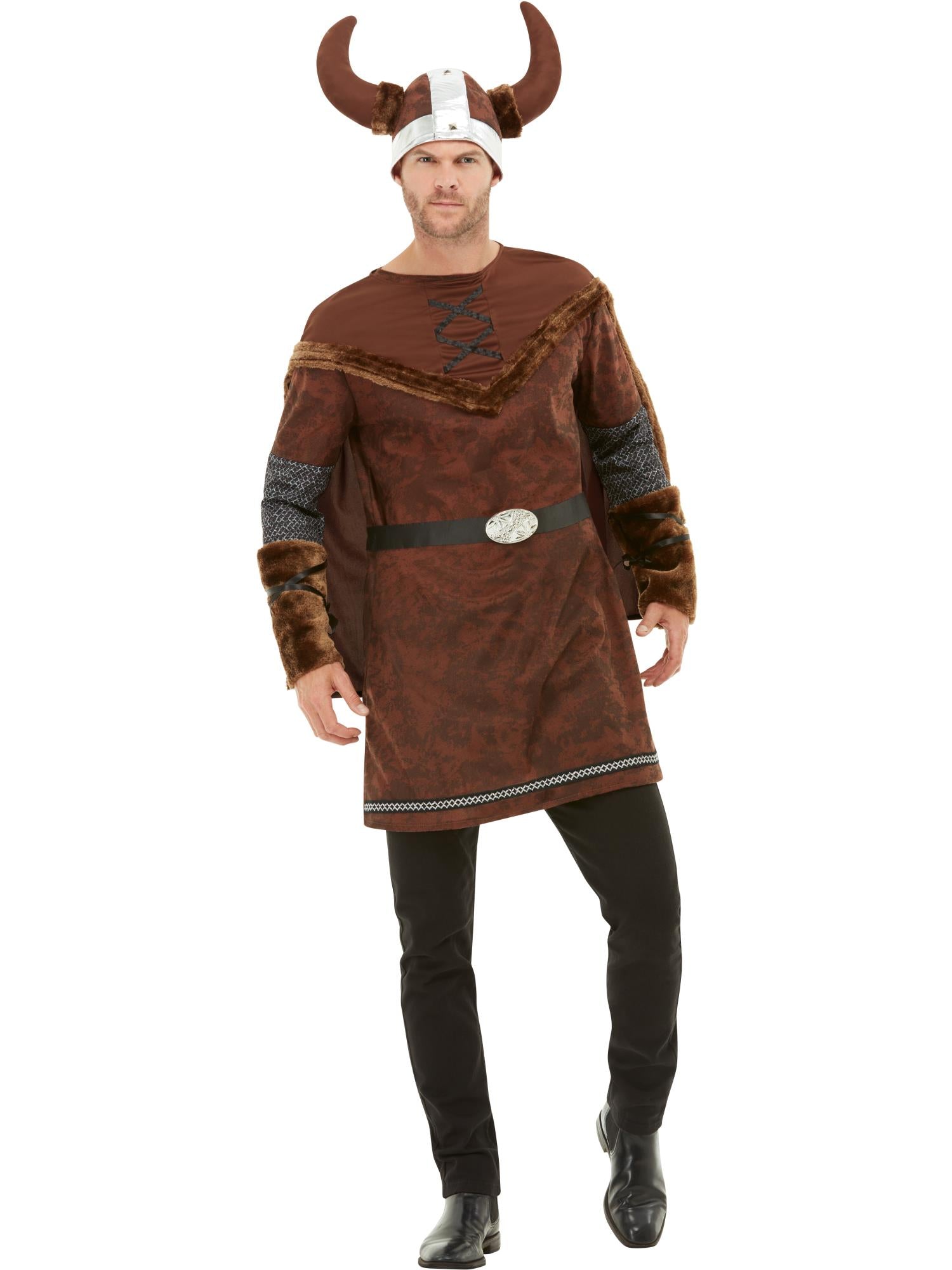 Deluxe Viking Barbarian Costume, Brown