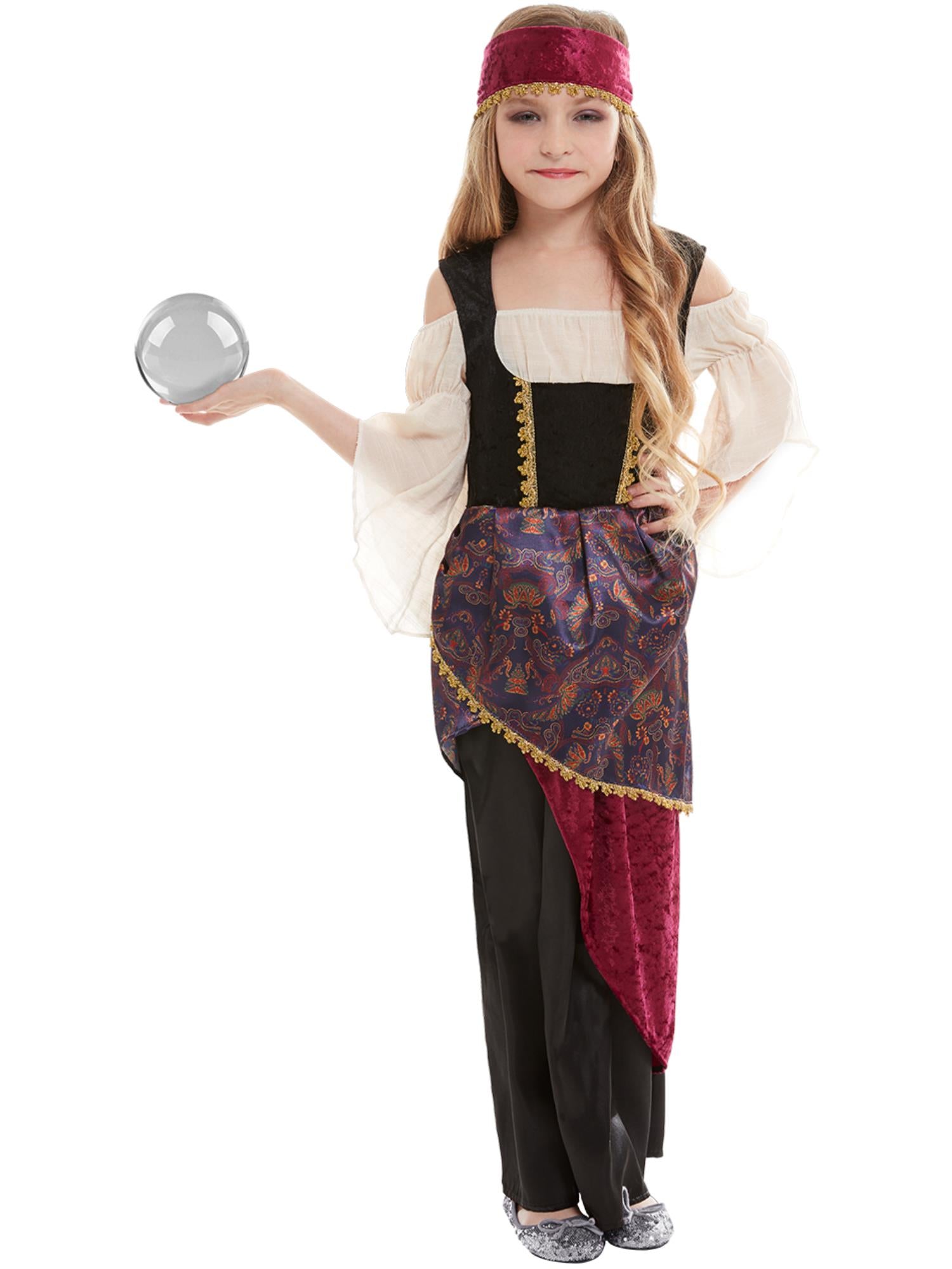 Deluxe Fortune Teller Costume, Multi-Coloured