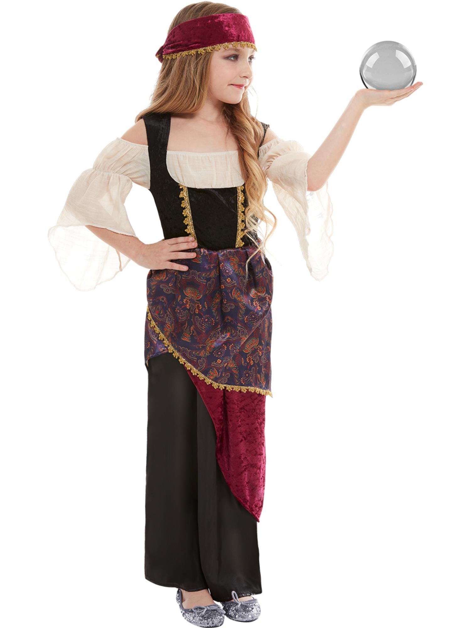 Deluxe Fortune Teller Costume, Multi-Coloured