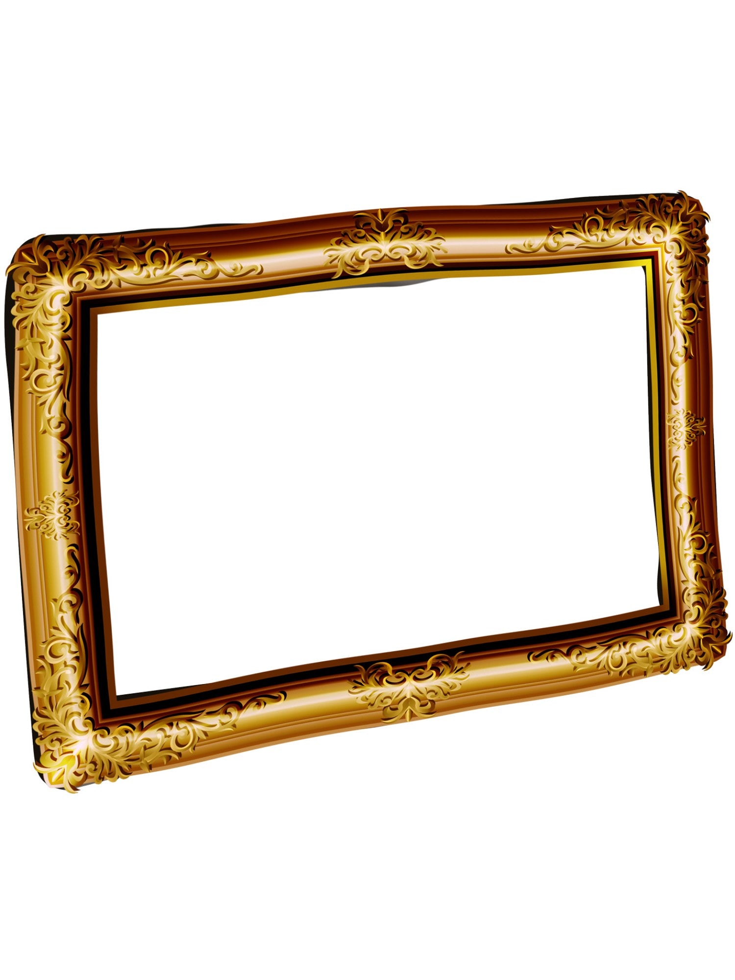 Inflatable Picture Frame, Gold