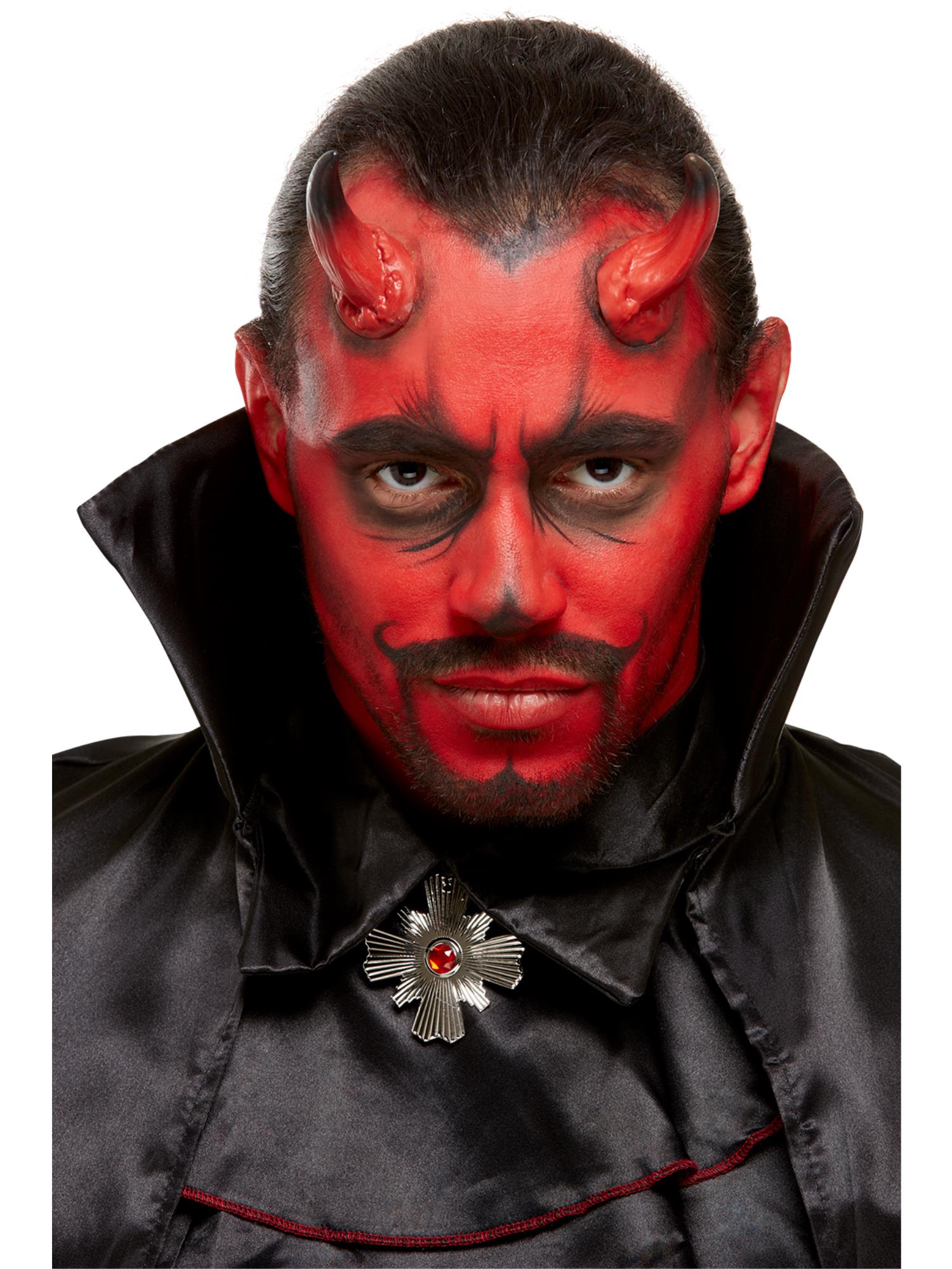 Smiffys Make-Up FX, Devil Kit, Aqua, Red & Black