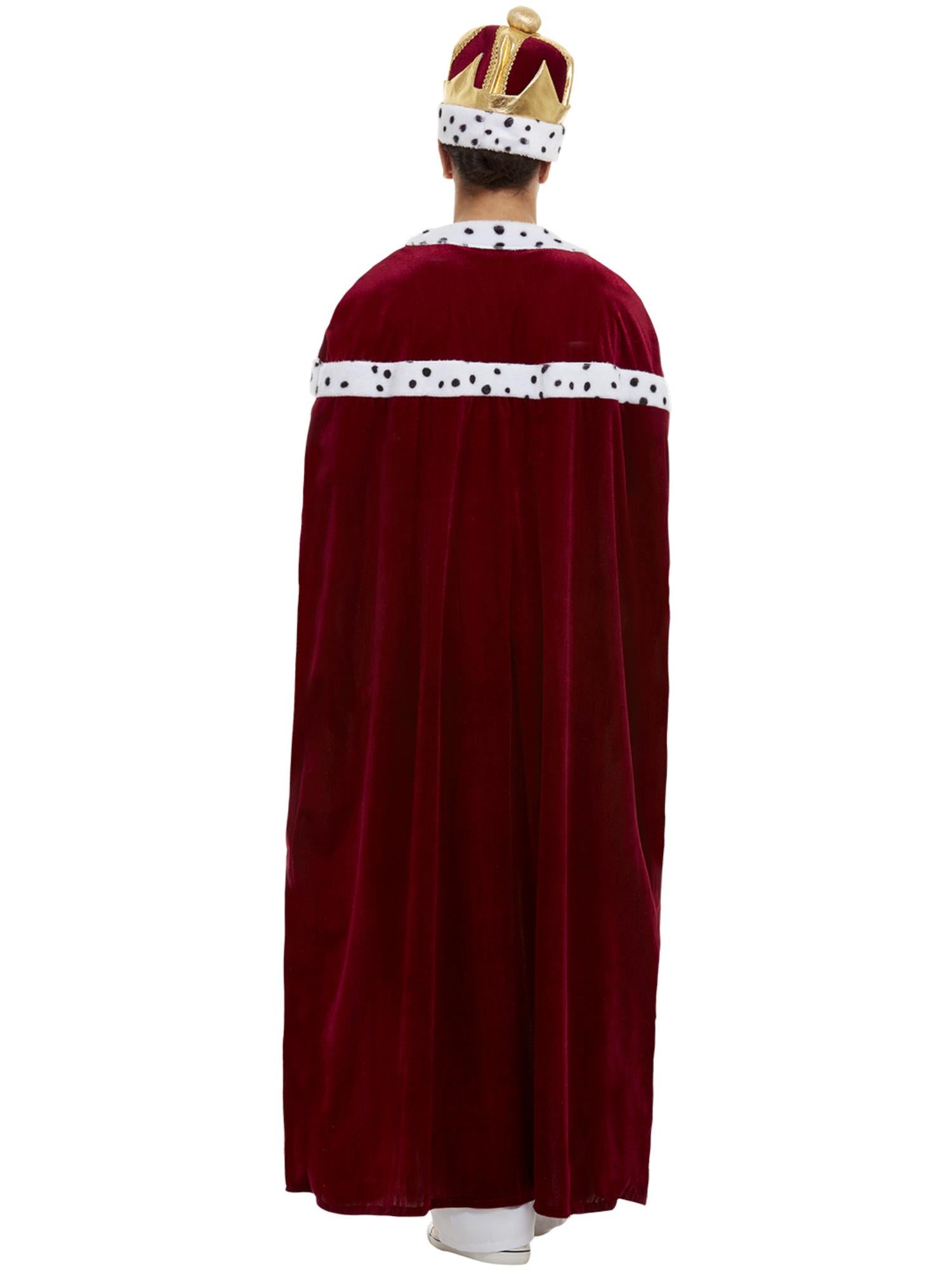 Queen Deluxe koninklijk kostuum, rood