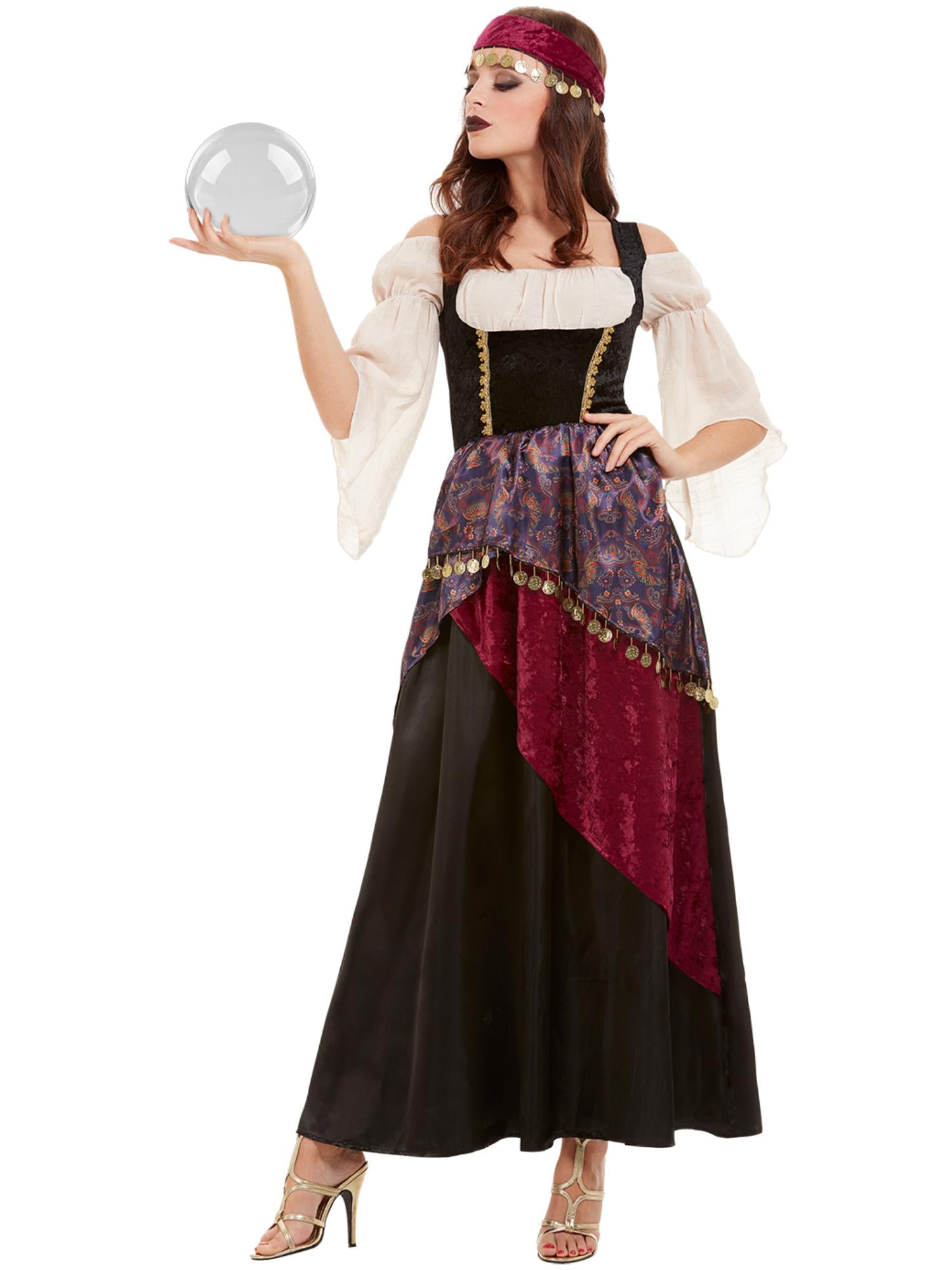 Deluxe Fortune Teller Costume, Black