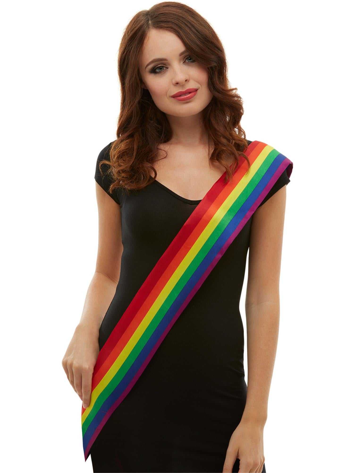 Regenbogenschärpe, mehrfarbig