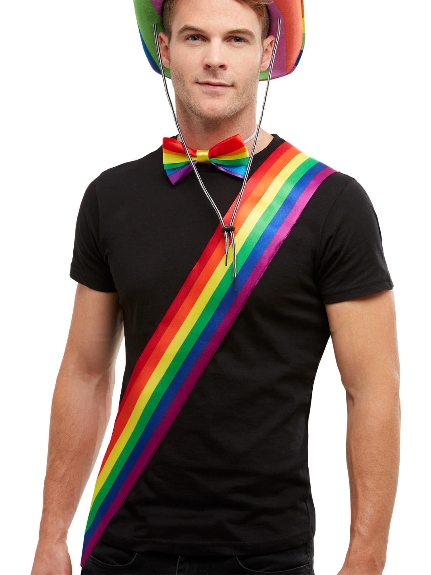 Regenbogenschärpe, mehrfarbig