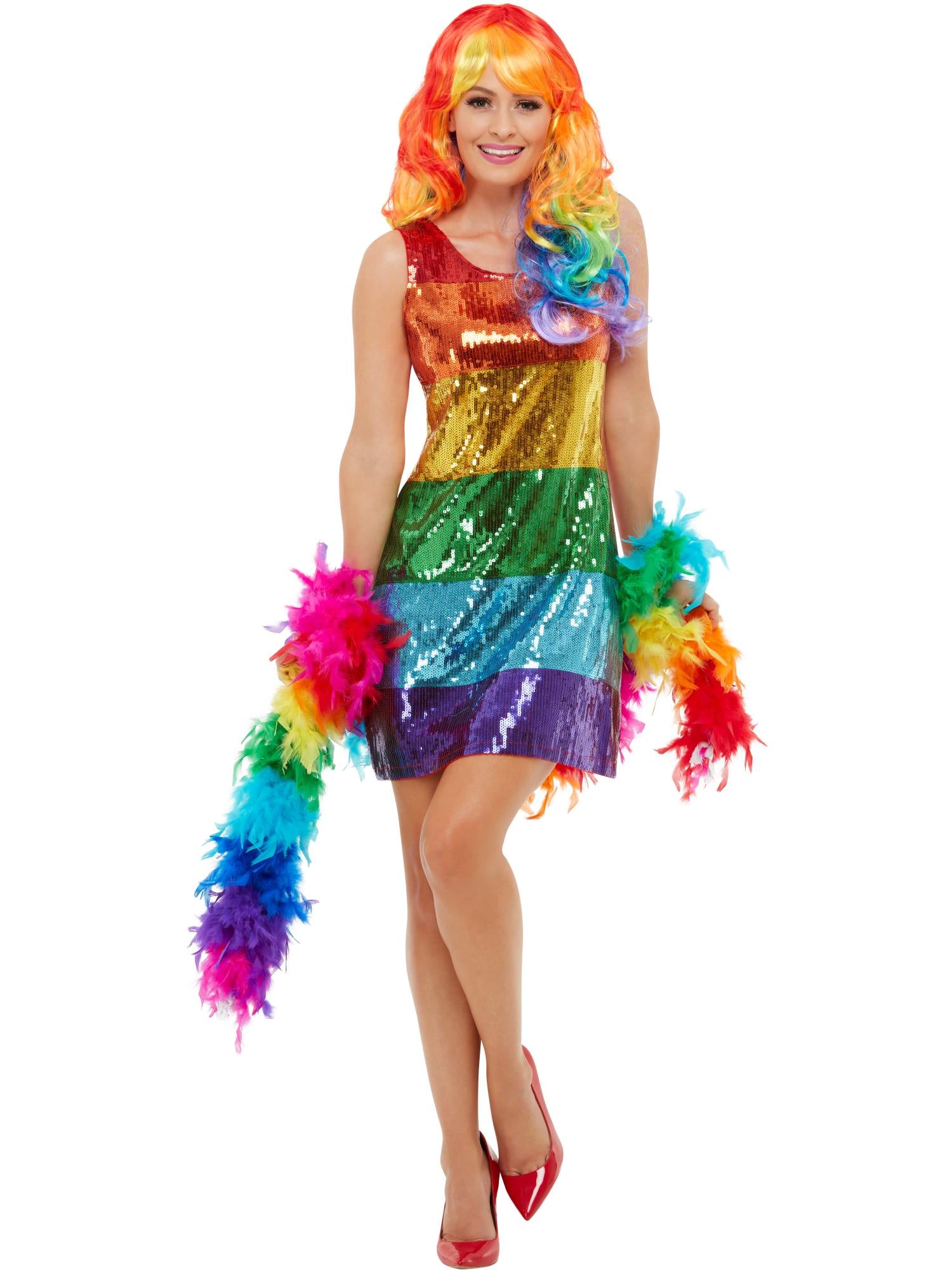 All That Glitters Rainbow Costume, Multi-Coloured