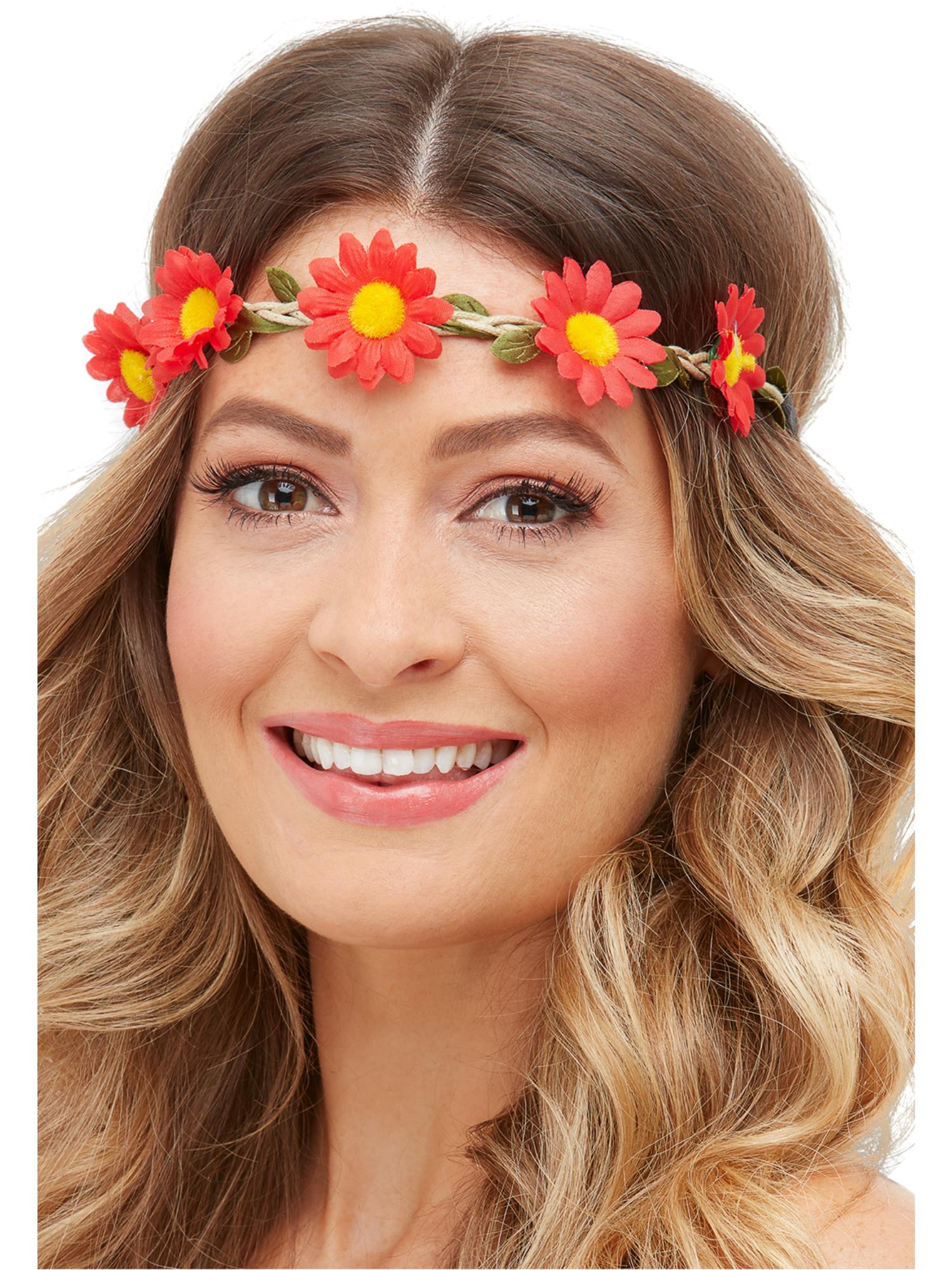 Hawaiian/Hippie Daisy Chain Headband, Assorted