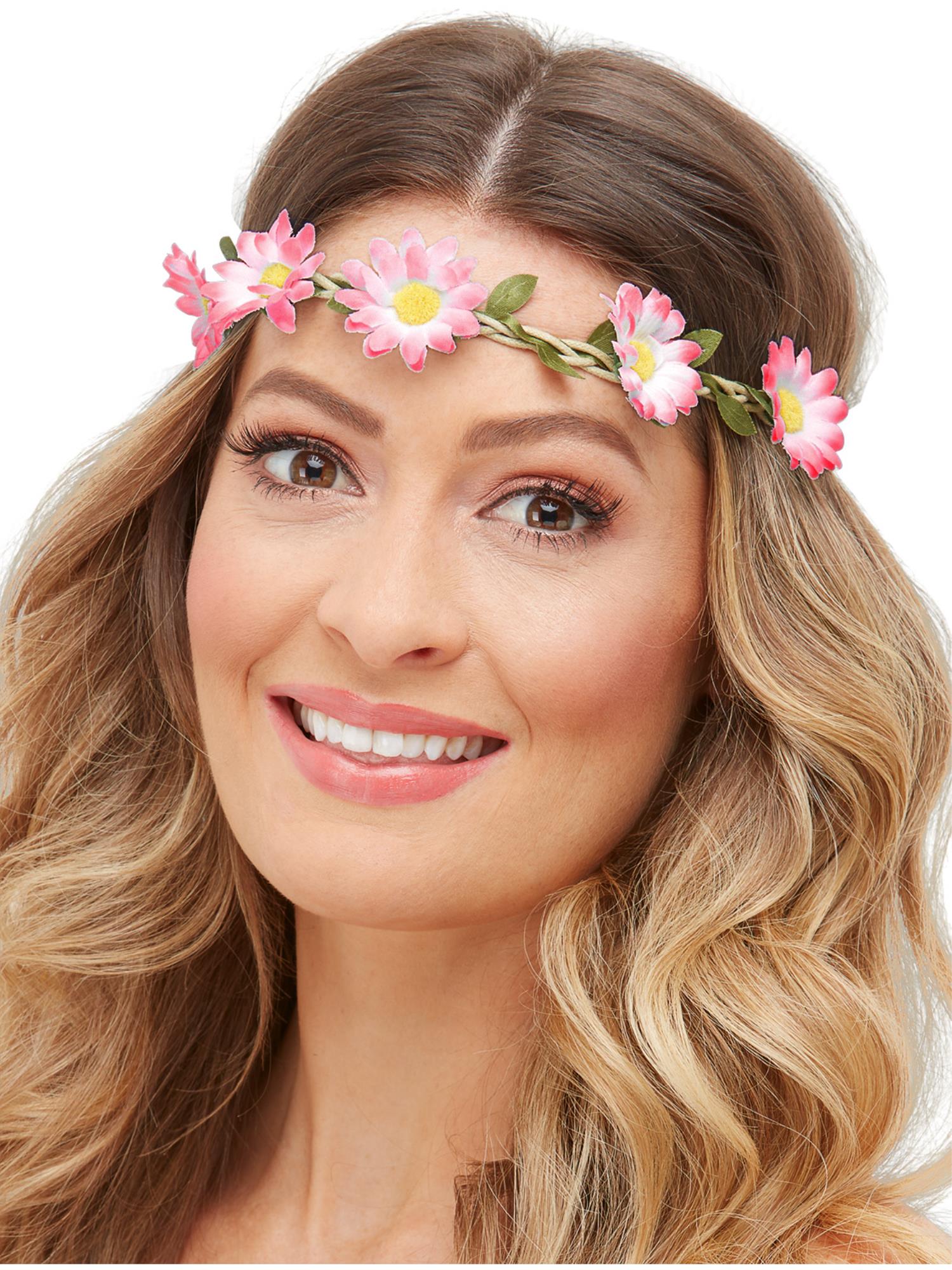 Hawaiian/Hippie Daisy Chain Headband, Assorted