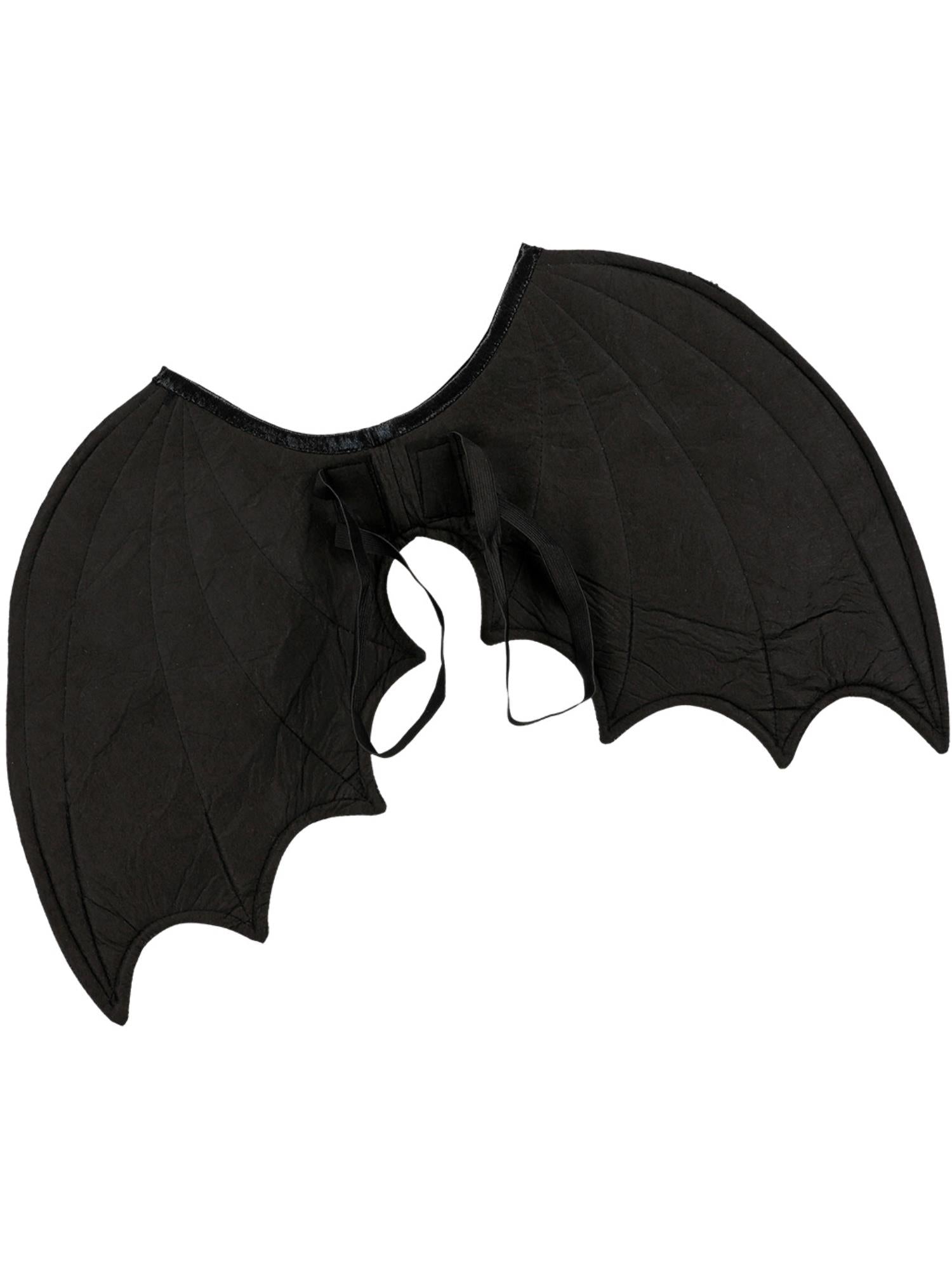 Fledermausflügel, schwarz