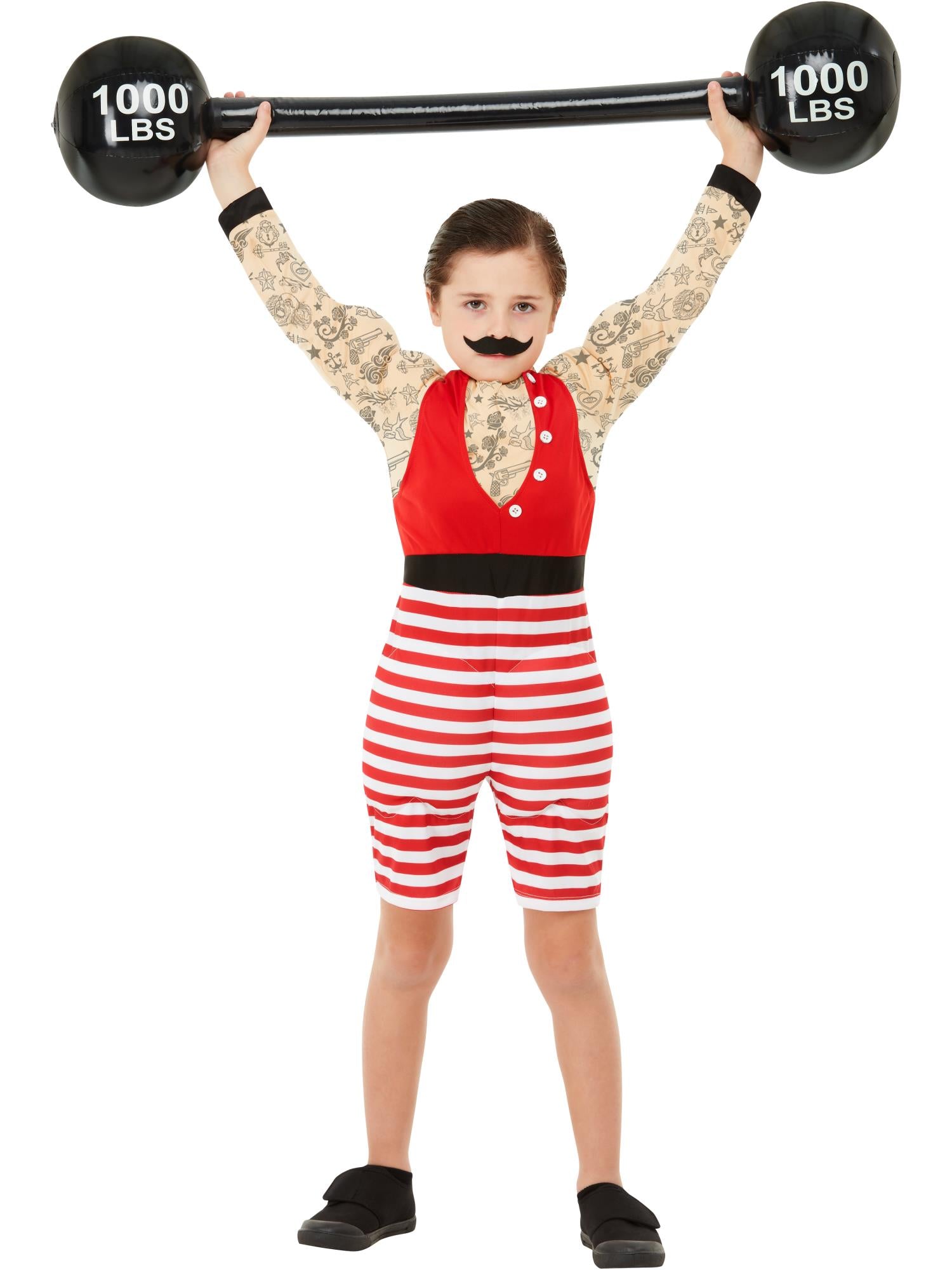 Deluxe Strong Boy Costume, Multi-Coloured