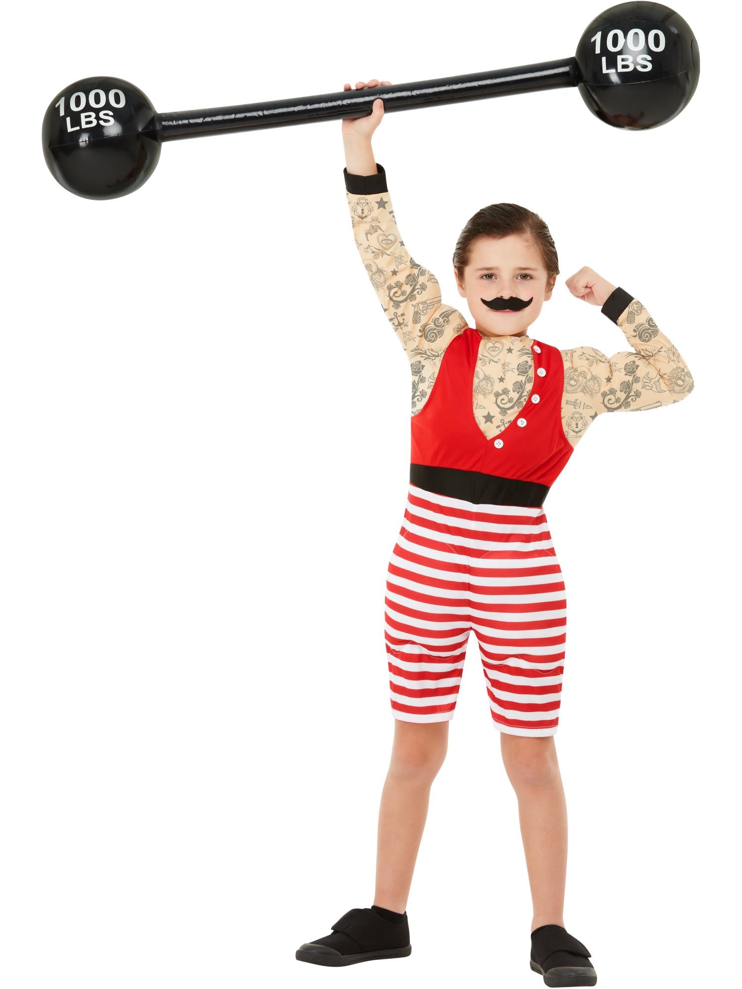 Deluxe Strong Boy Costume, Multi-Coloured