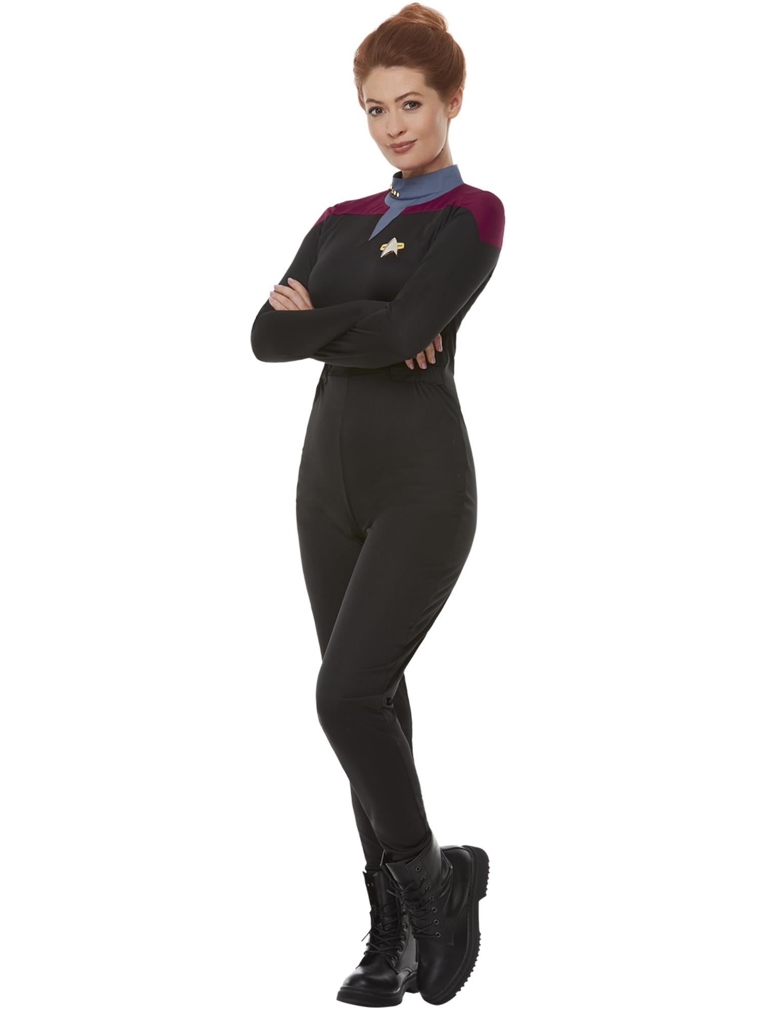 Star Trek, Voyager-commandouniform, kastanjebruin