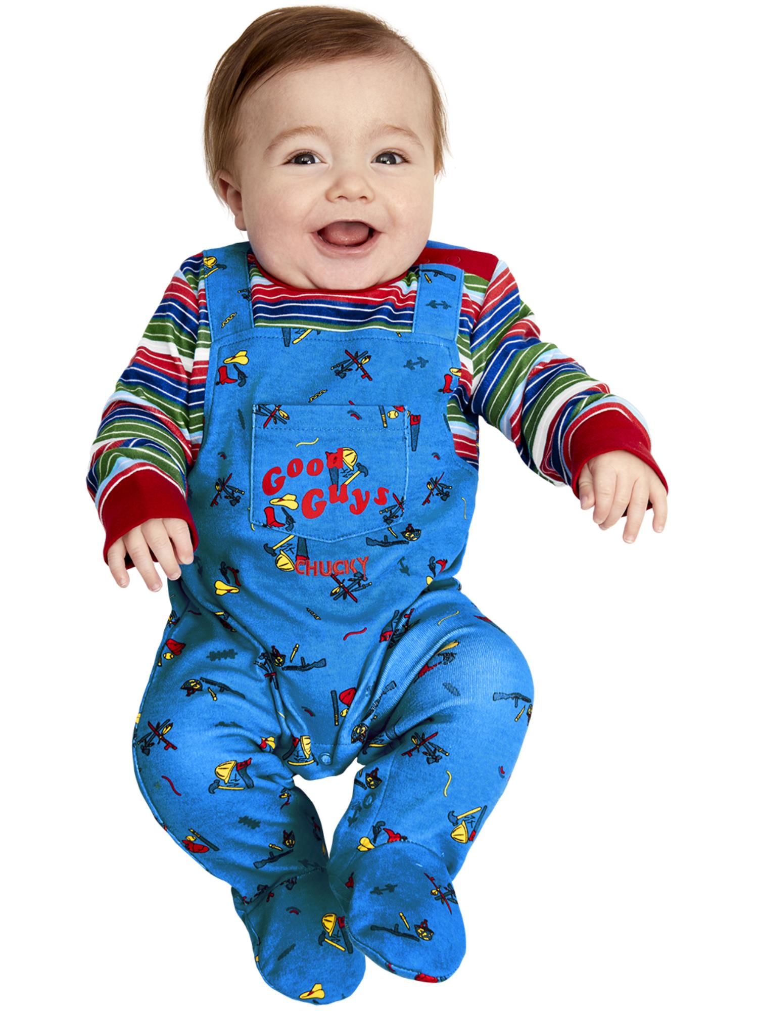 Chucky Baby Costume, Blue & Red