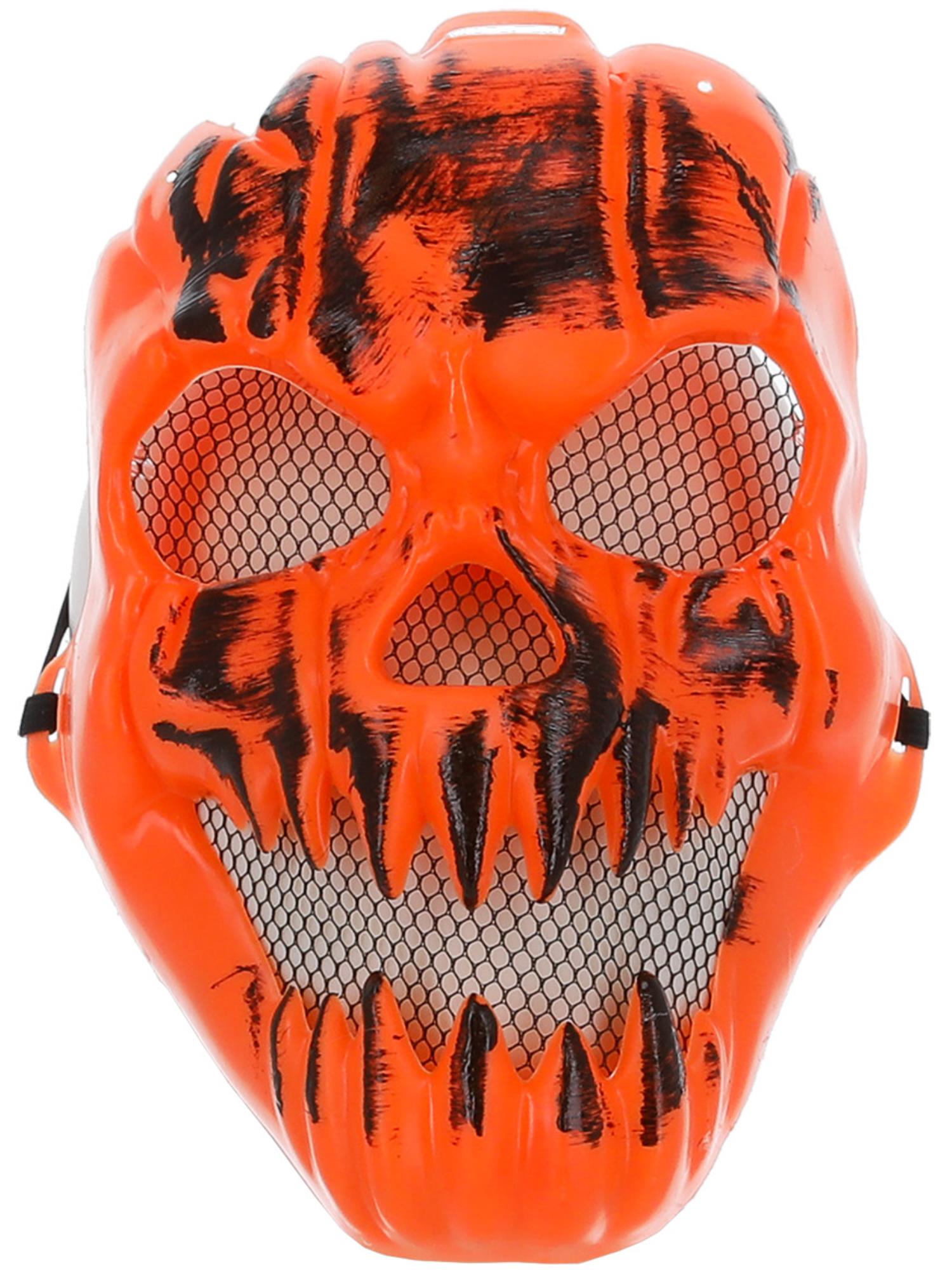 Kürbis-Maske, mit Gummiband