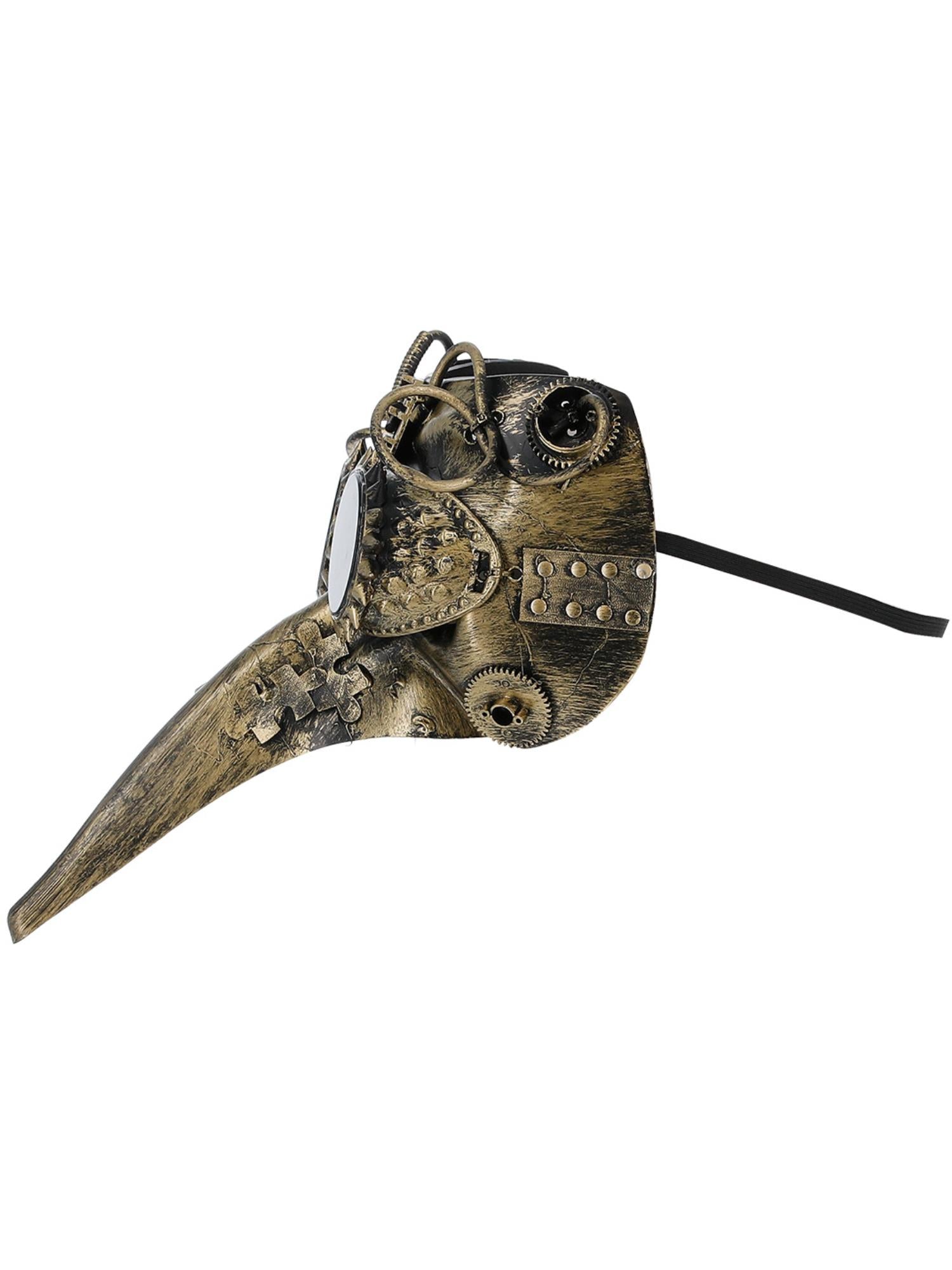 Victoriaans steampunk-masker van een pestarts