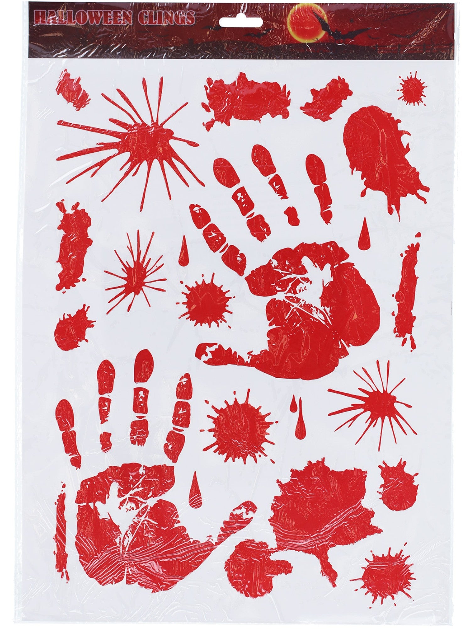 Bloody Floor & Window Stickers, 1 Sheet