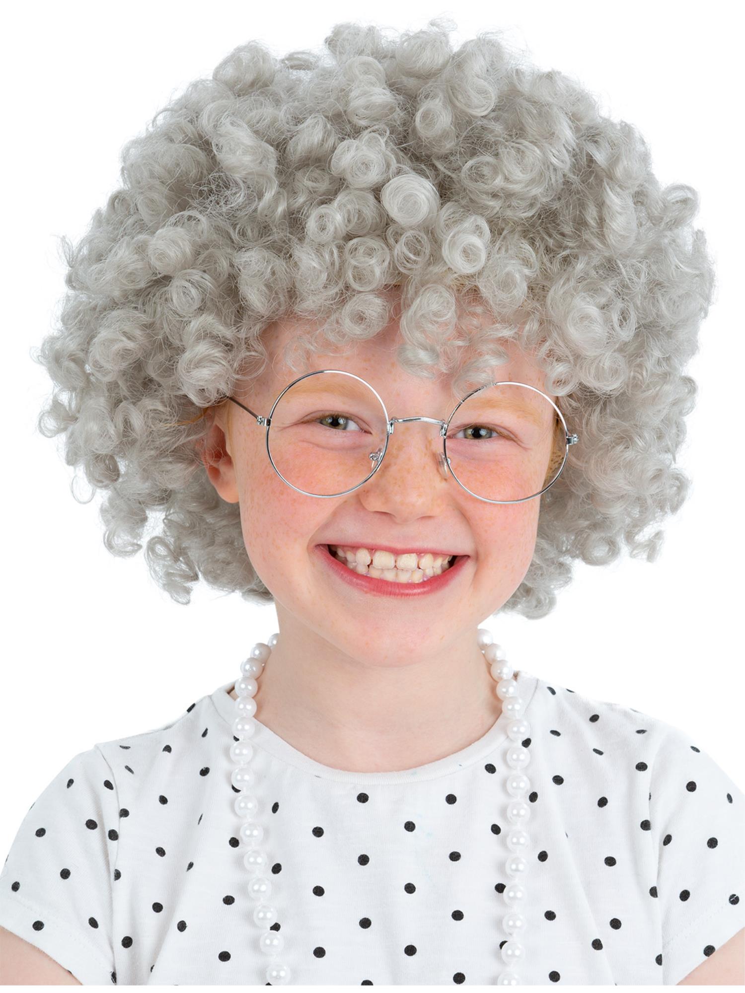 Kinderpruik met oma-permanent