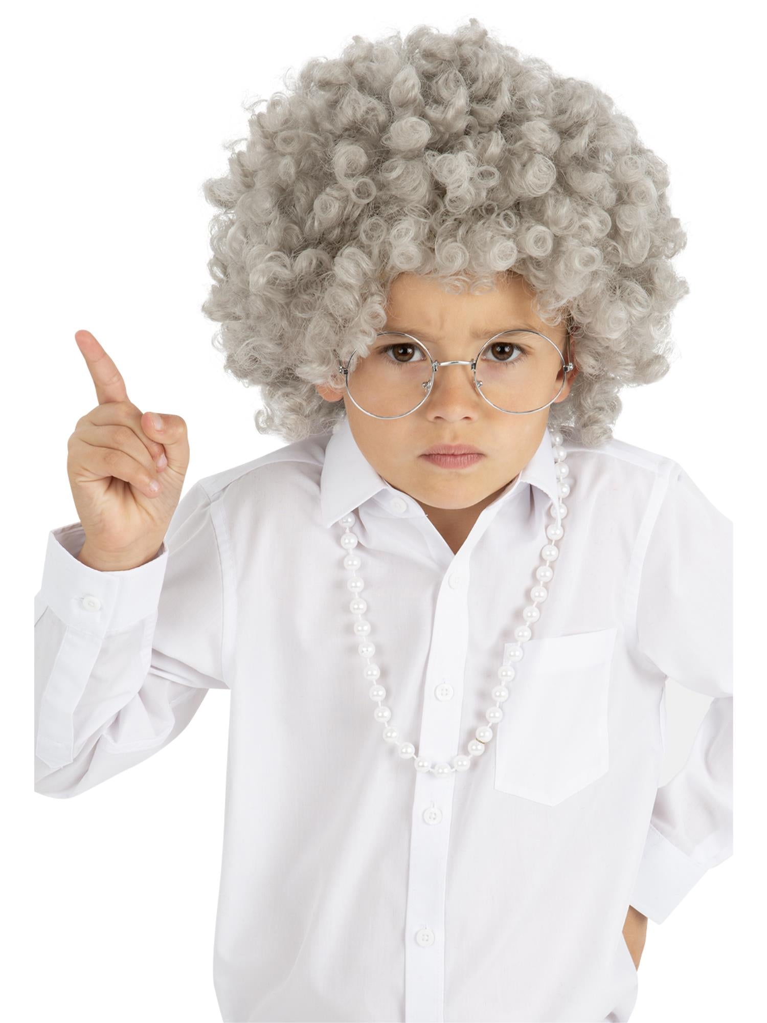Kinderpruik met oma-permanent